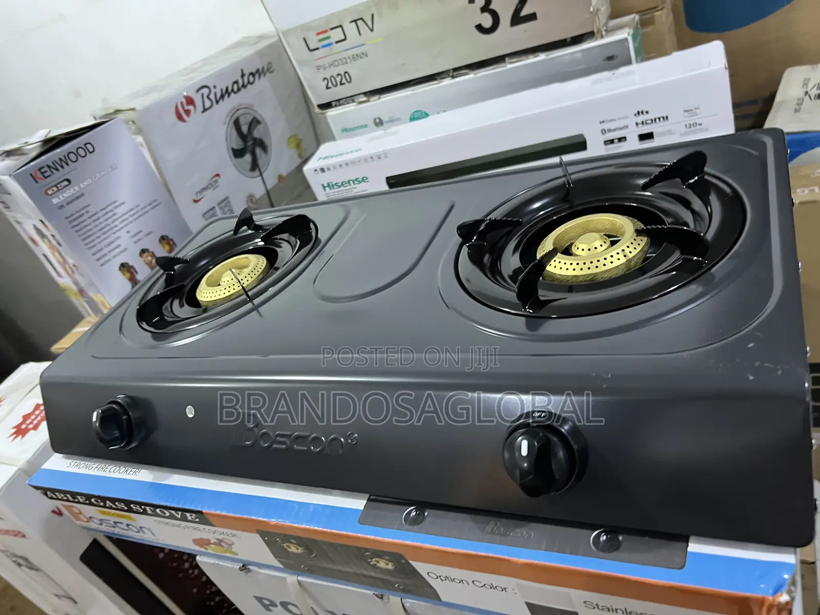 Boscon Table Top Gas Stove – Reliable Stainless Steel Body