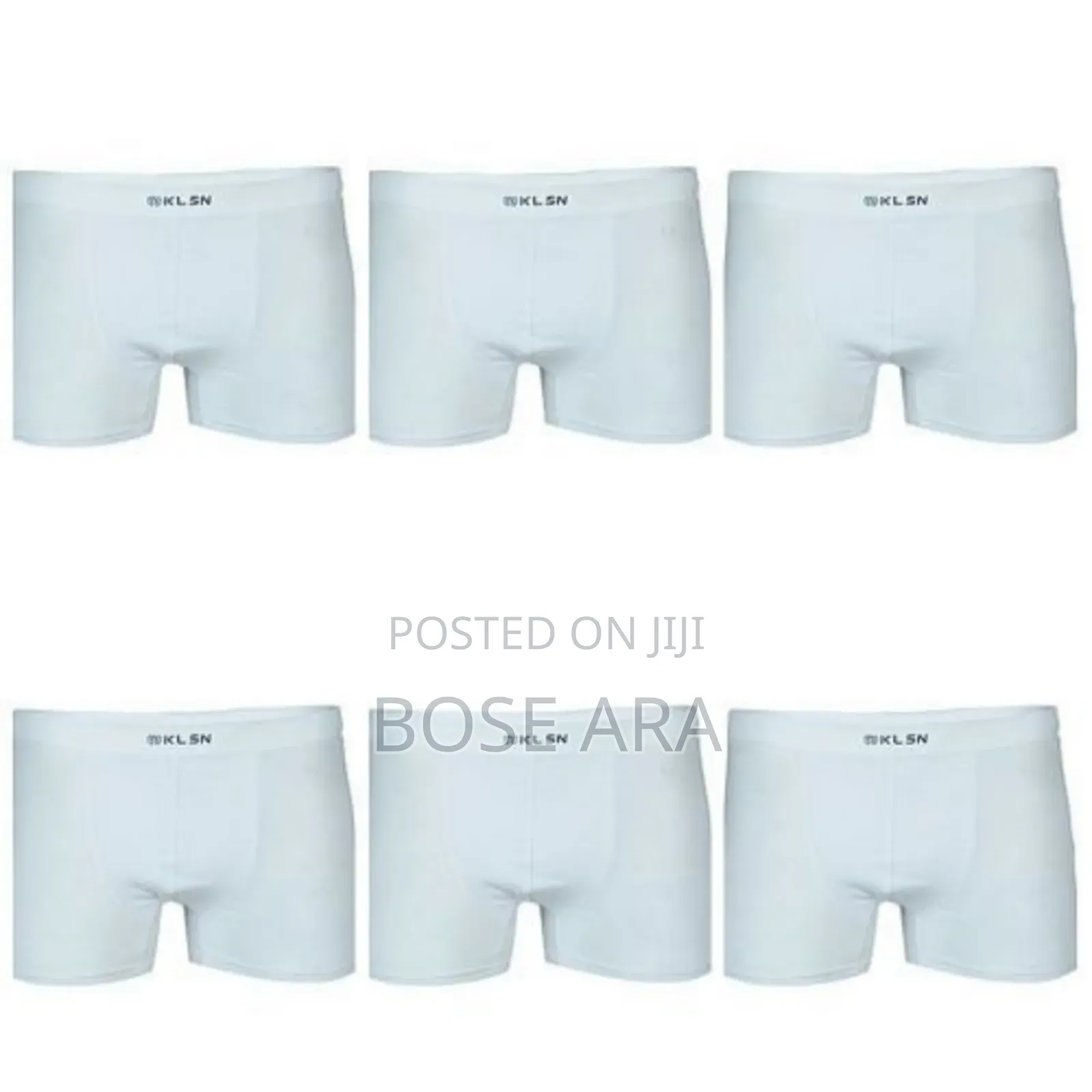 Men Cotton White Boxer 4pieces