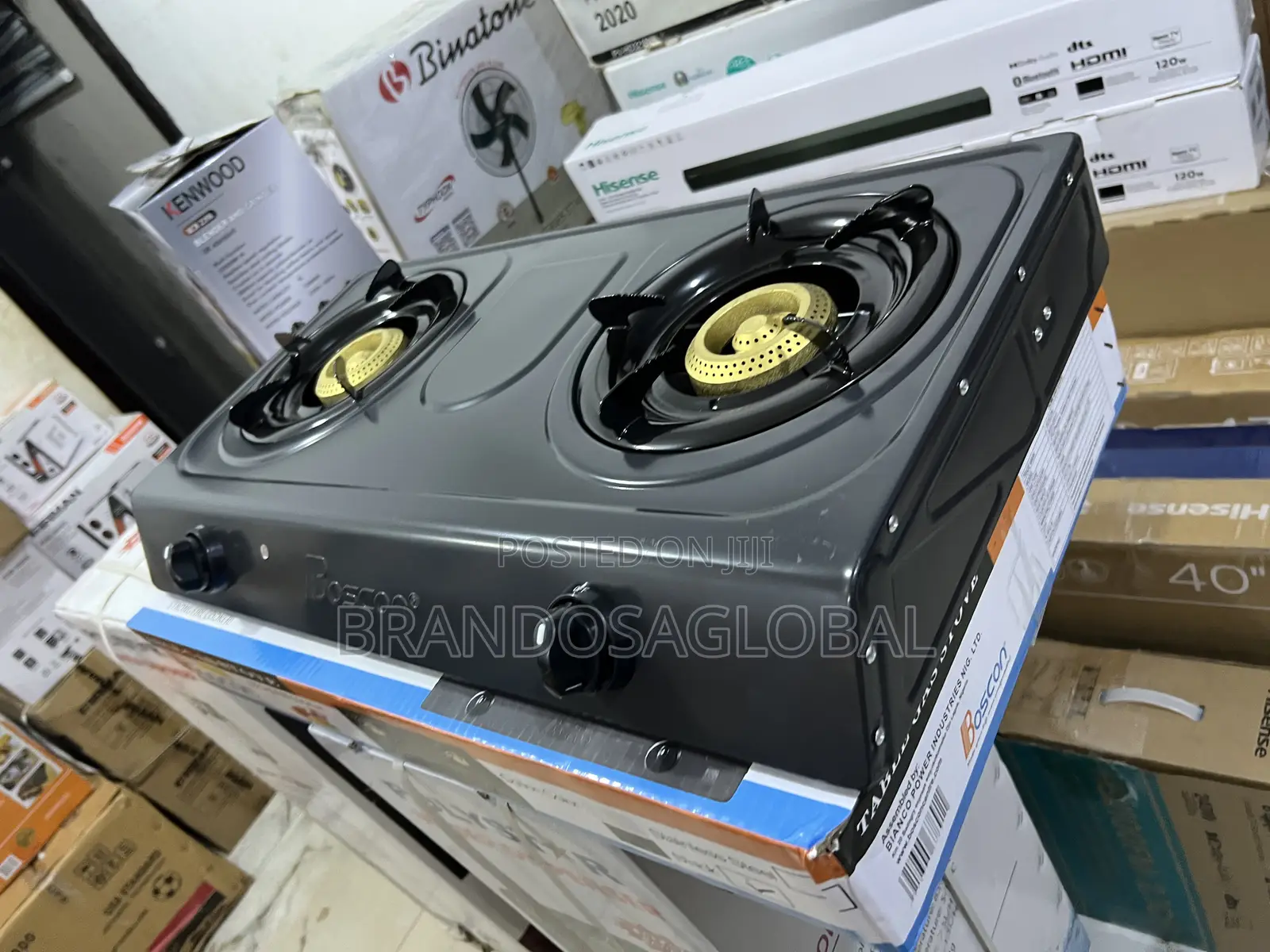 Boscon Table Top Gas Cooker – Original Stainless Product