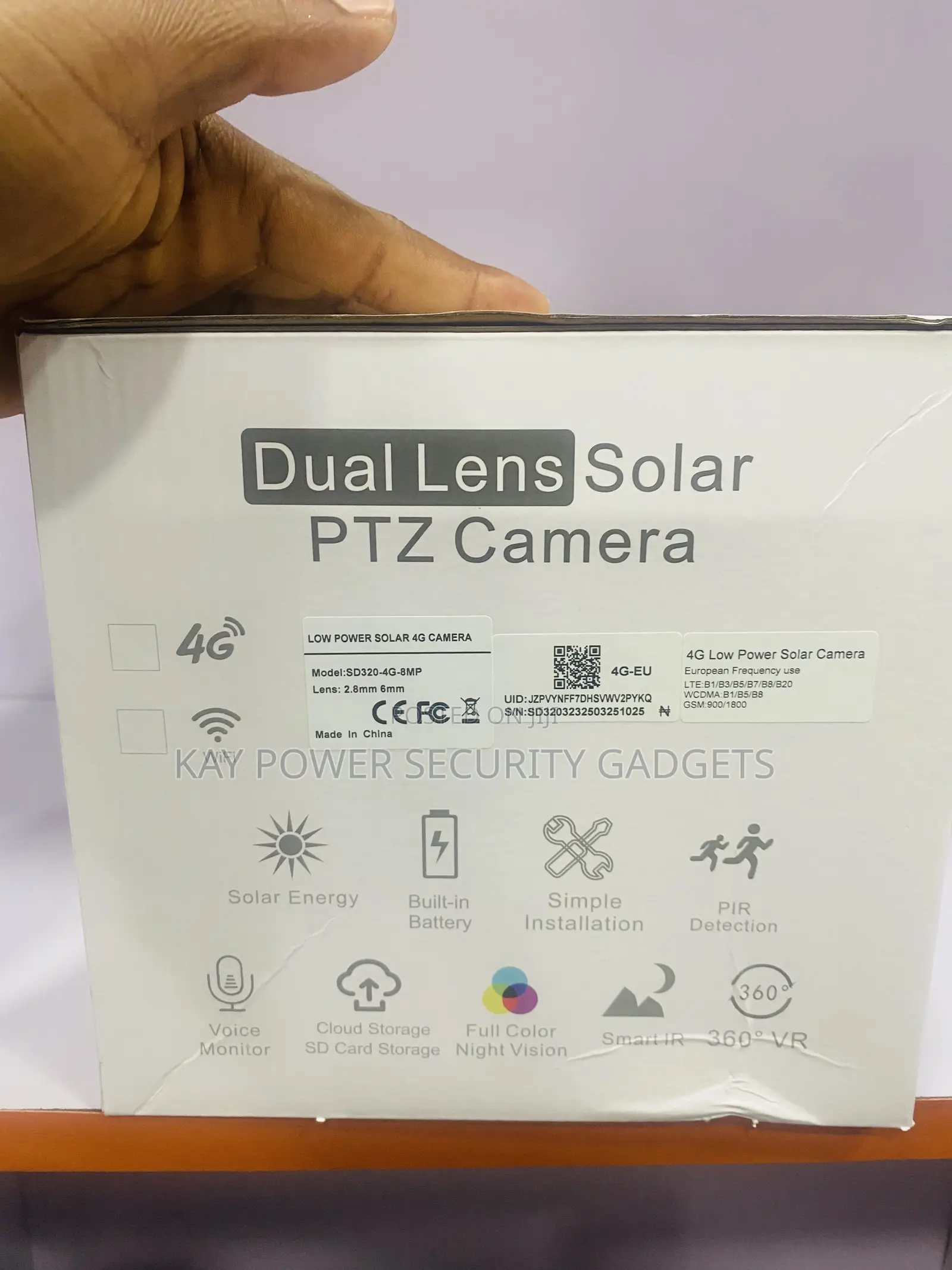 4g Dual Lens Solar Camera (Sd 320)