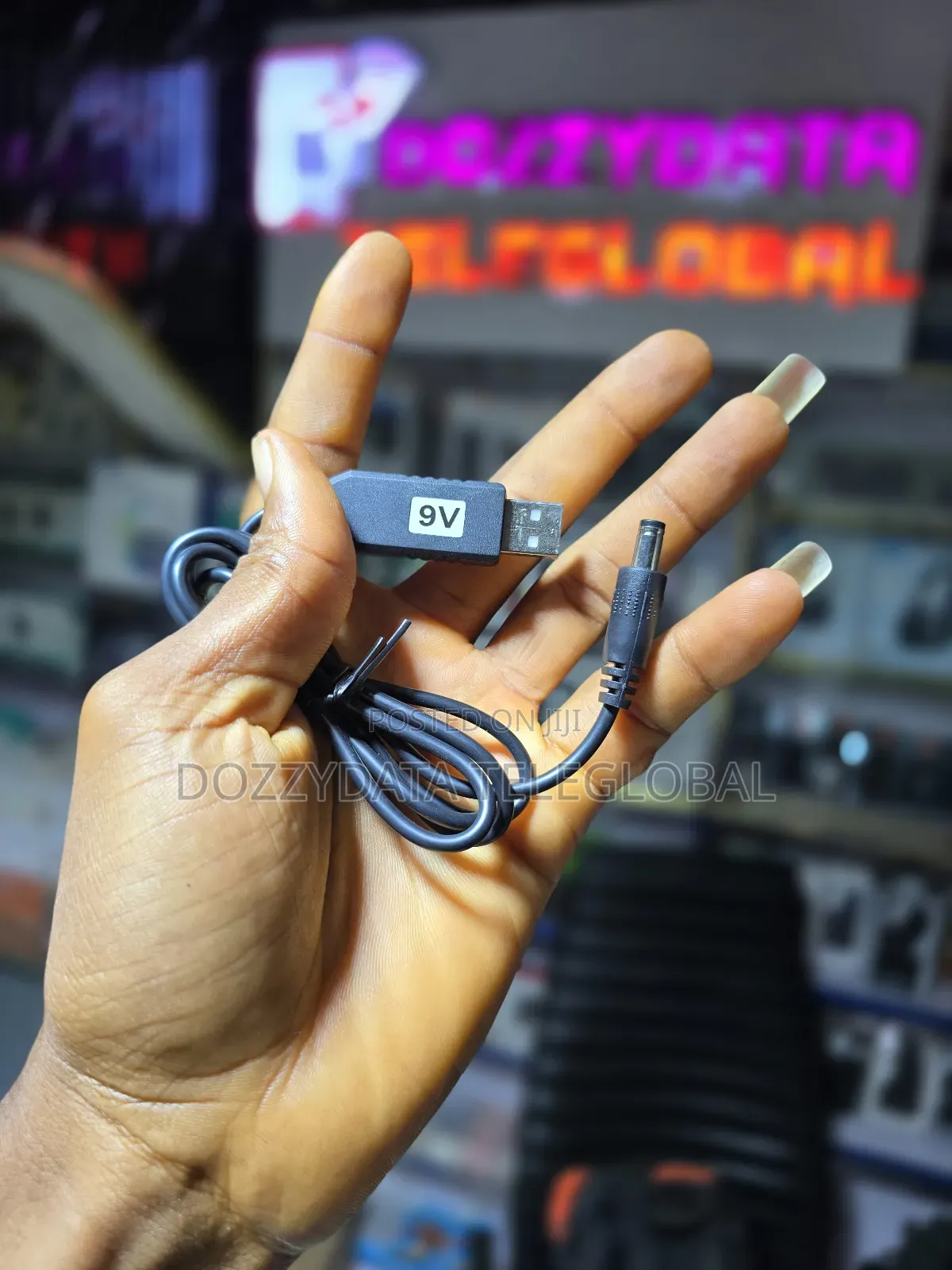 Usb 5v to 9v/12v Cable for Using Router With Powerbank