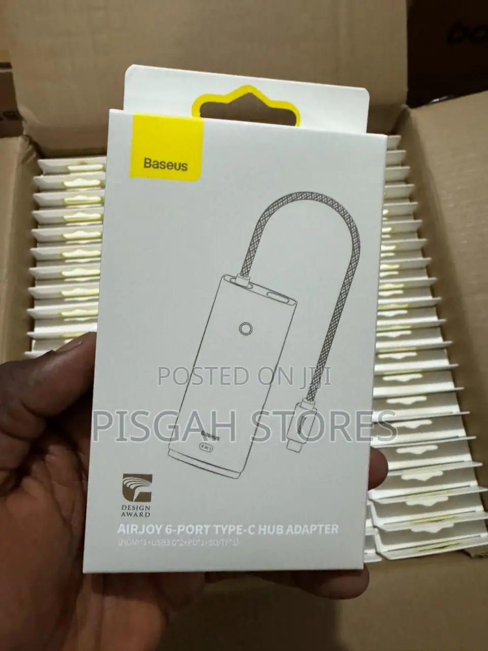 Baseus Baseus Design Award Airjoy 6-Port Type-C Hub Adapter