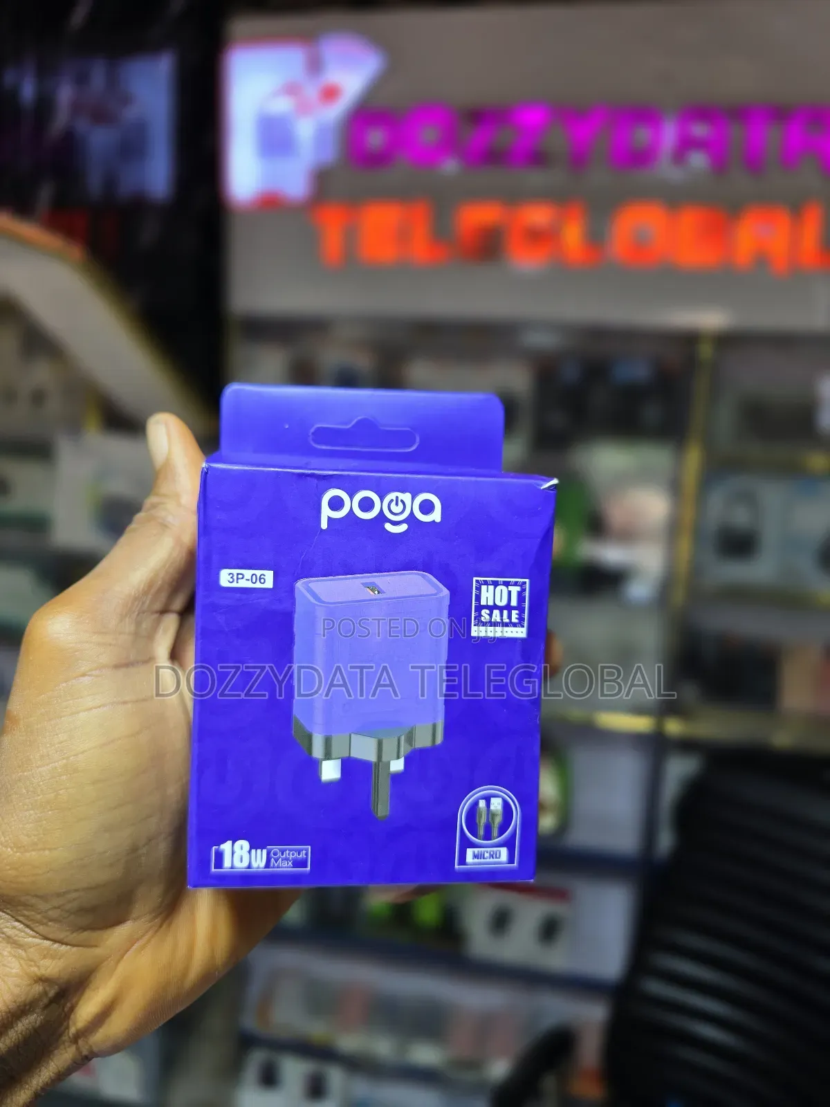 Poga 18w Fast Charger With a Micro Usb Cable (3p-06)