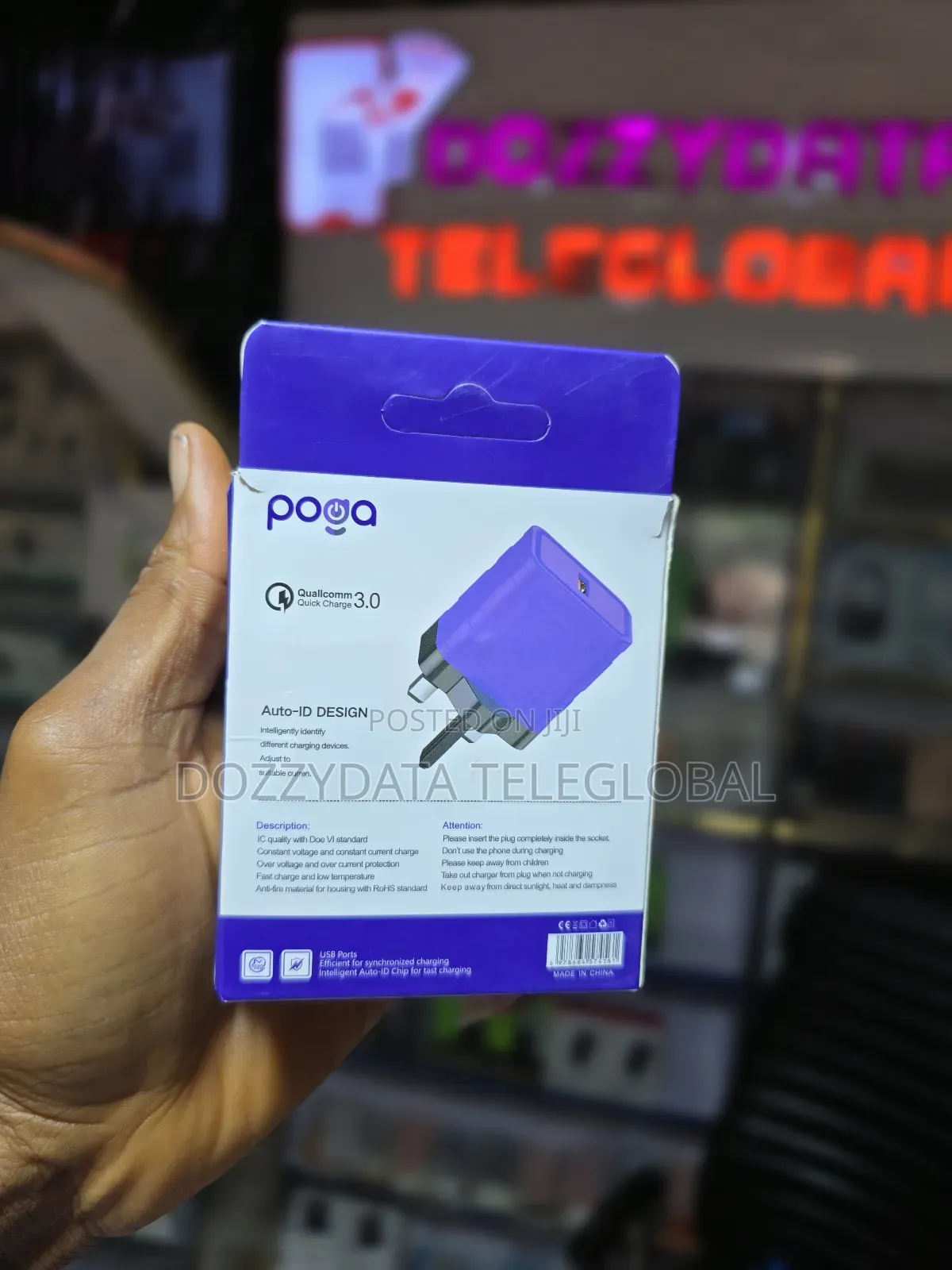 Poga 18w Fast Charger With a Micro Usb Cable (3p-06)