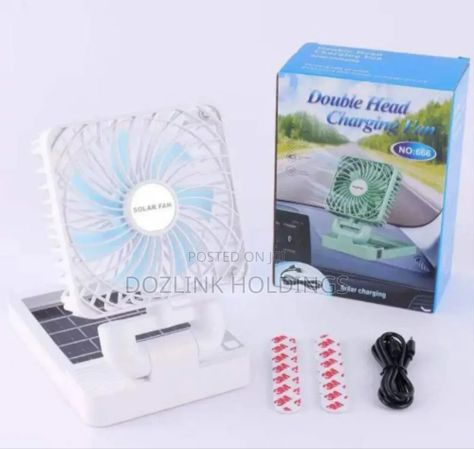 Solar Rechargeable Fan