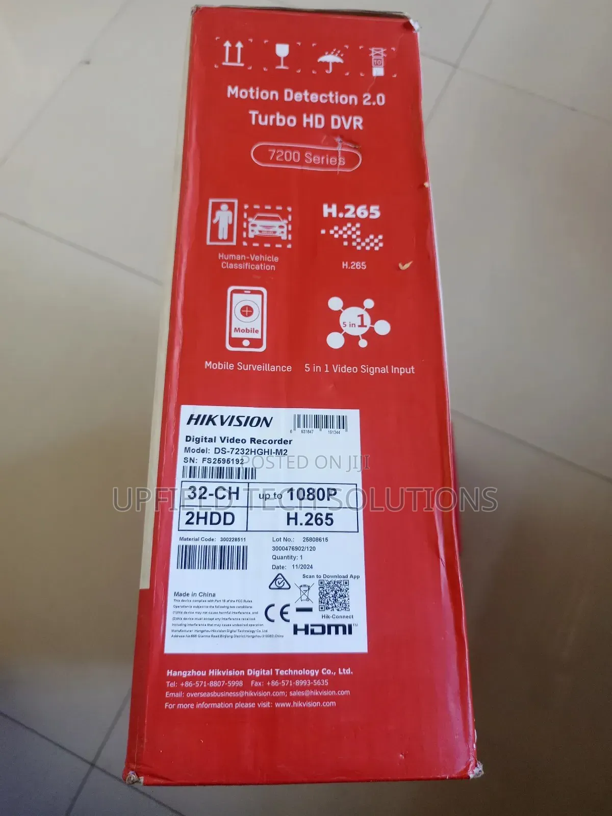 Hikvision 32-Channel DVR (2mp)