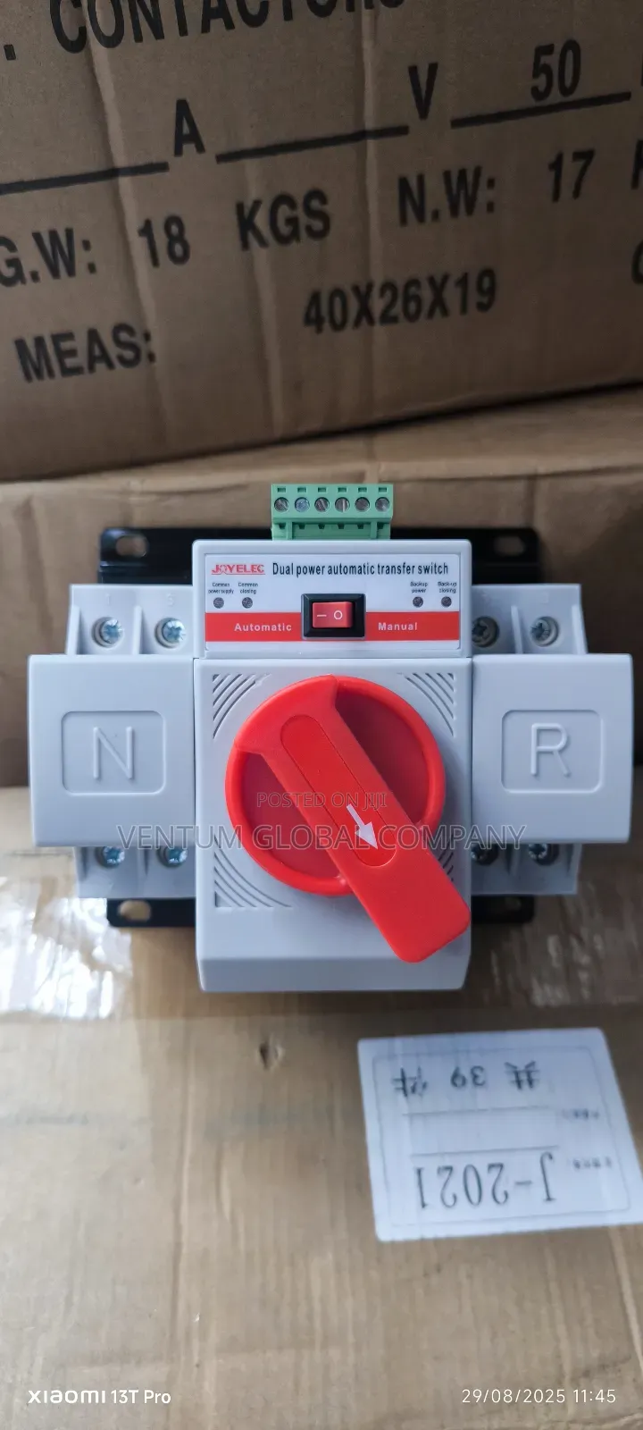 Automatic Transfer Switch 2pole 63a