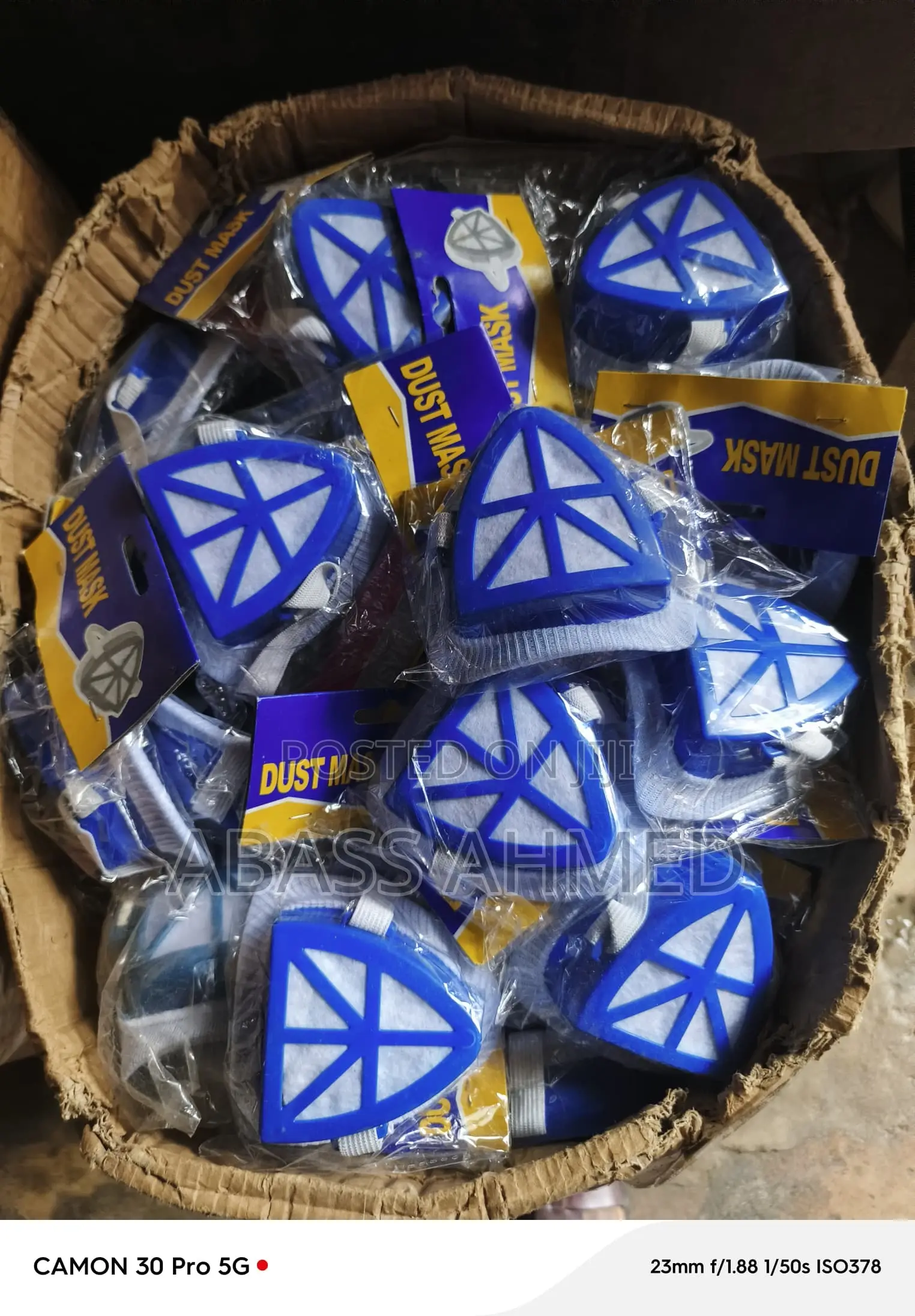 Dust Mask Available