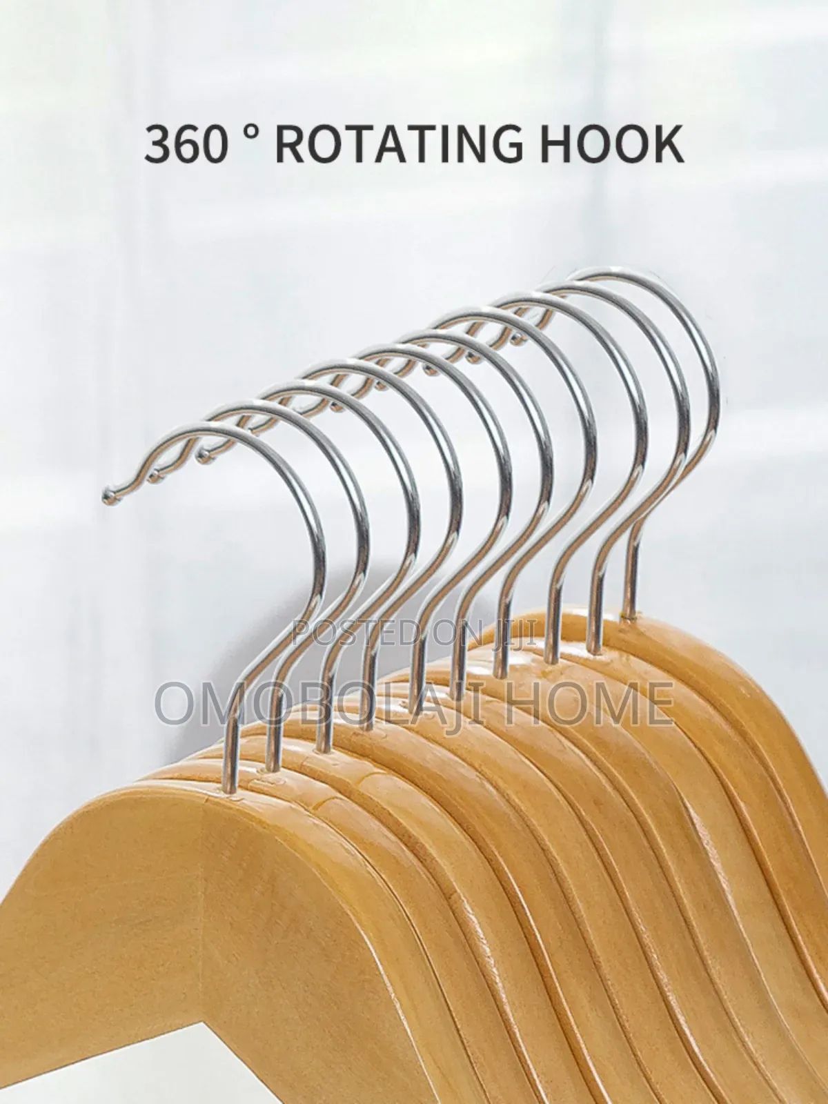 10 PCS Wooden Hanger