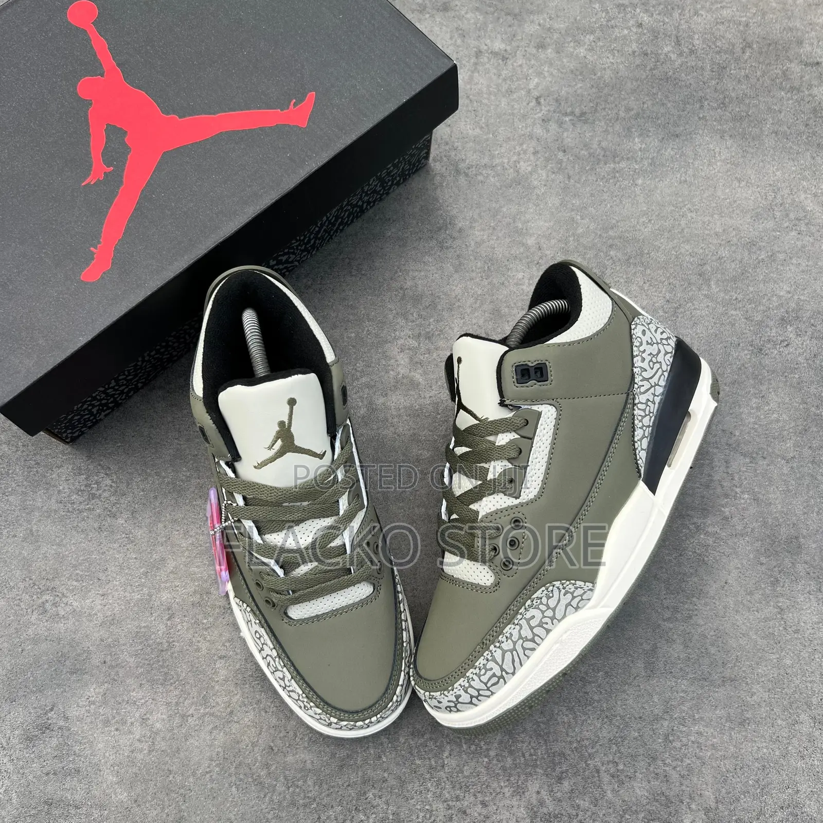 Original Air Jordan 3 Retro Family Affair Sneakers