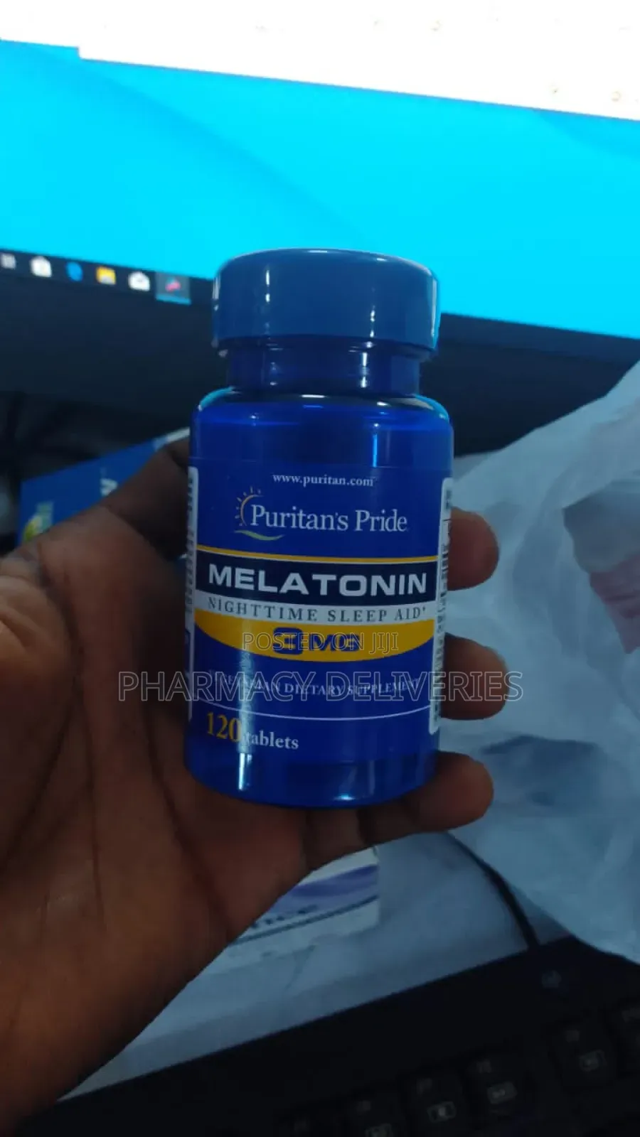 Puritan’S Pride Melatonin 3mg – 120 Tablets (Promoting Healthy Sleep)