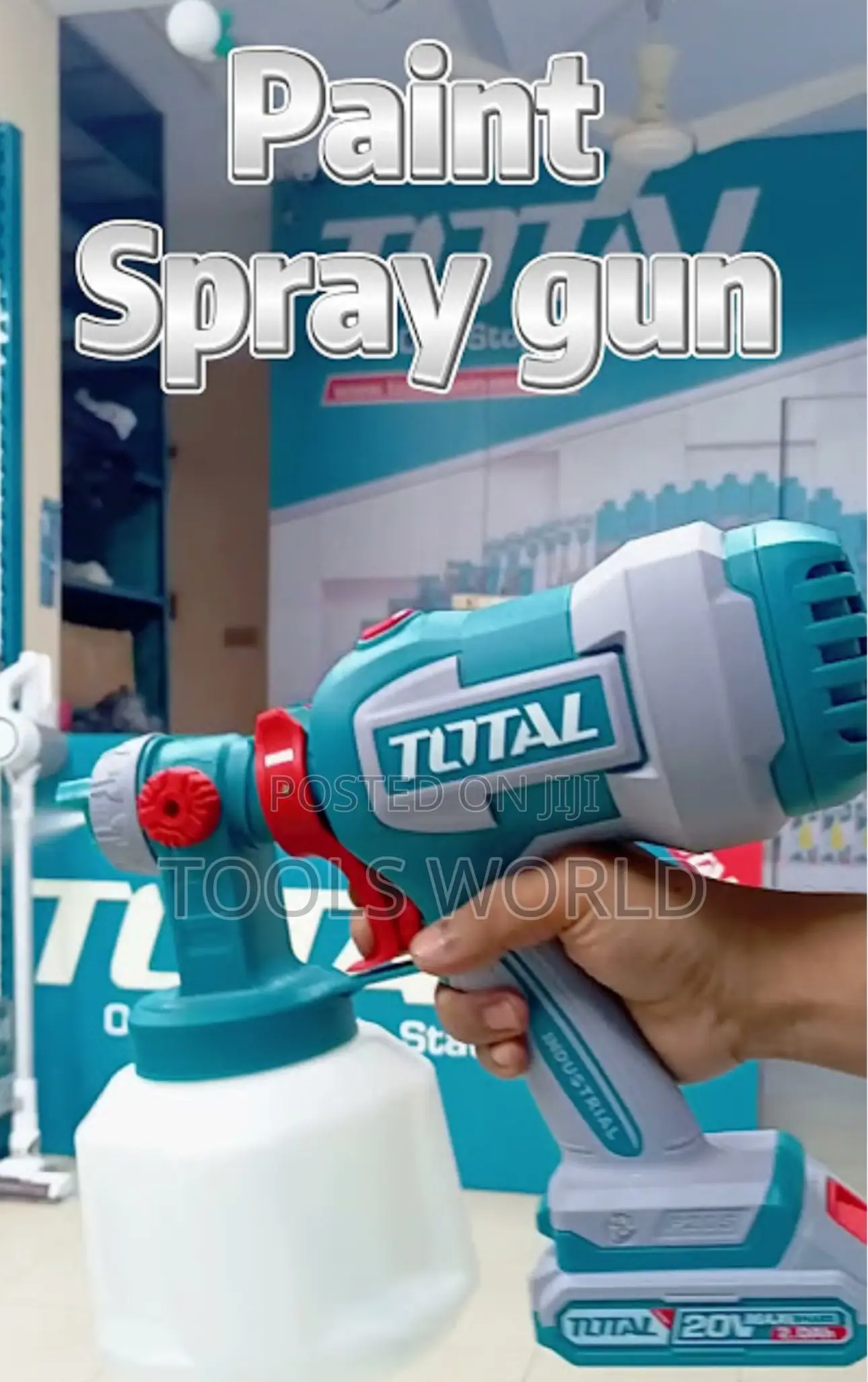 Total Cordless Spray Gun With Battery Charger 20v