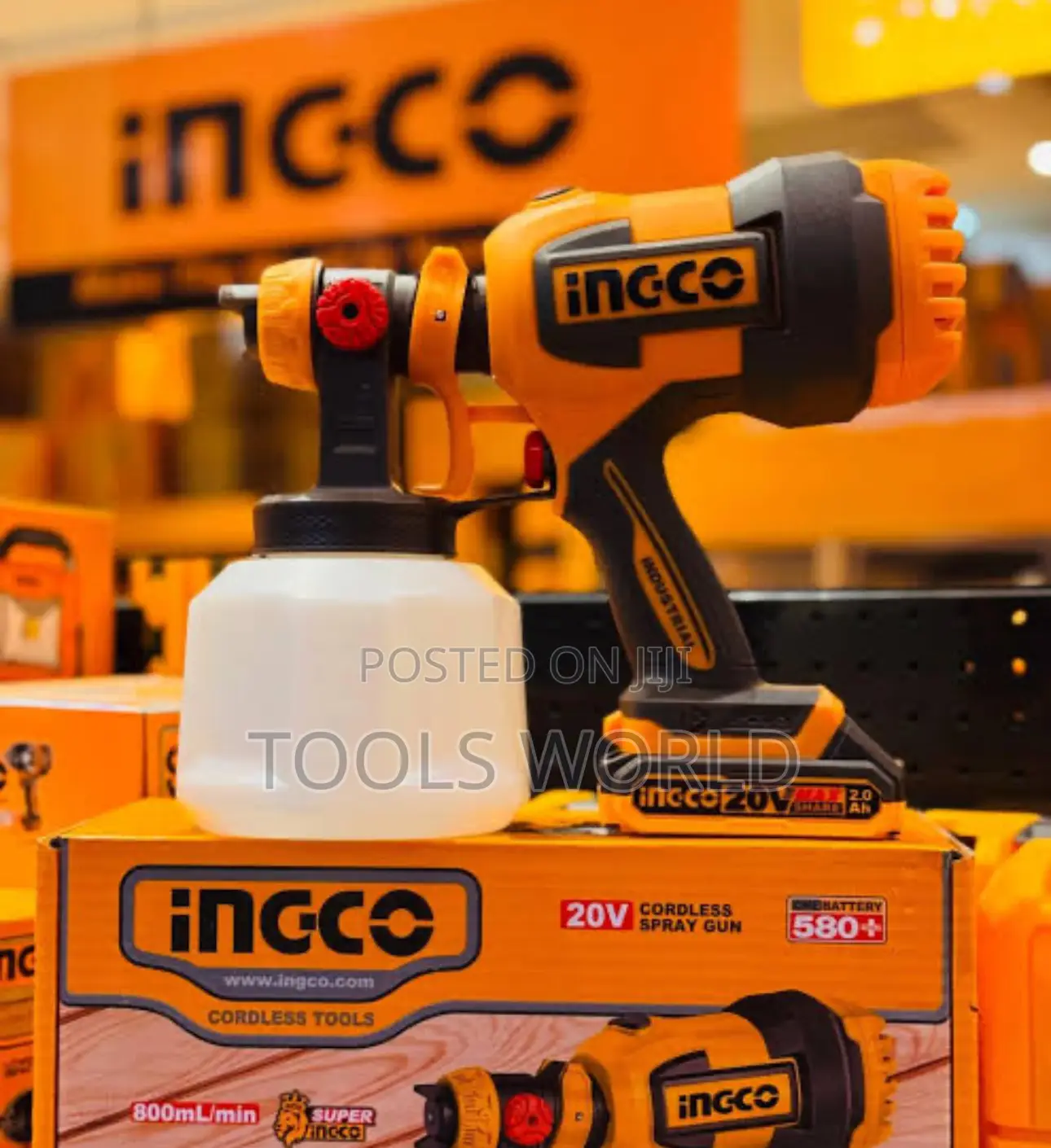 Ingco 20v Cordless Paint Spray Gun – Fast Efficient Spraying