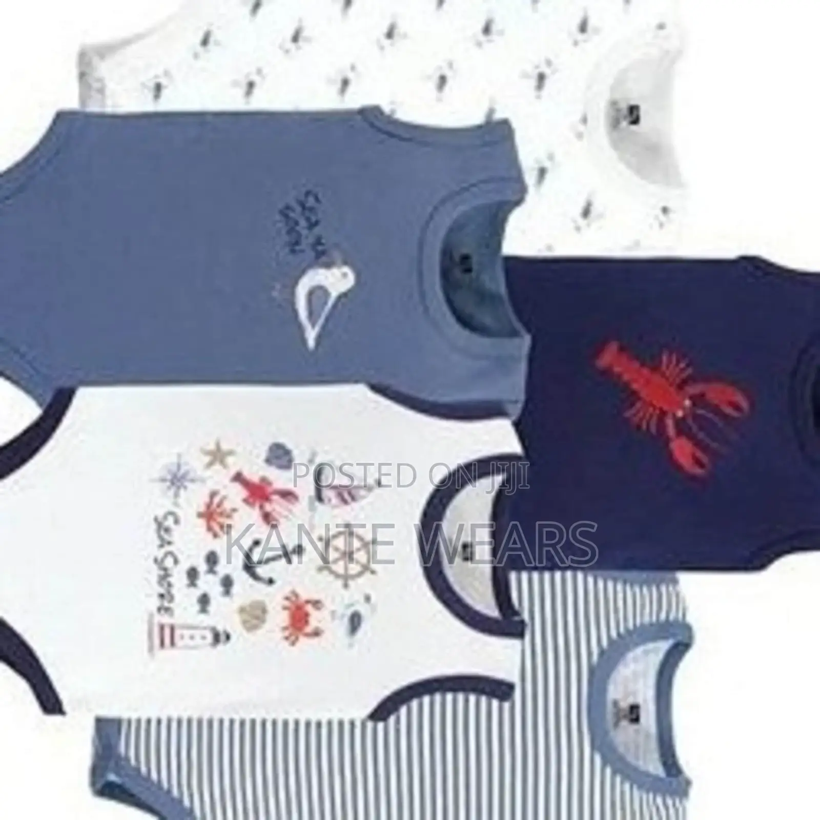 Unisex 5 in a Pack Design Baby Bodysuit - Multi