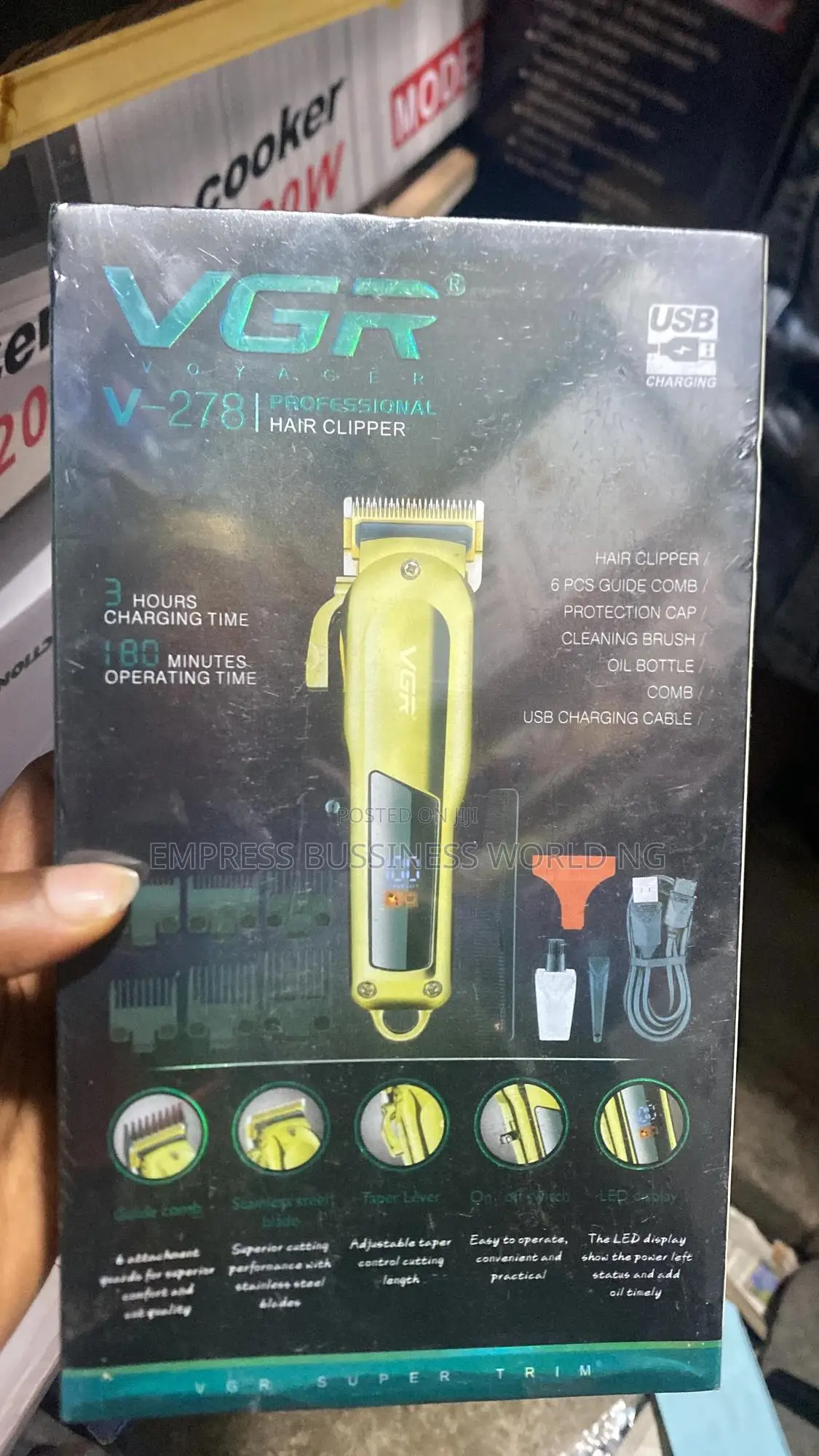 Quality VGR Hair Clipper