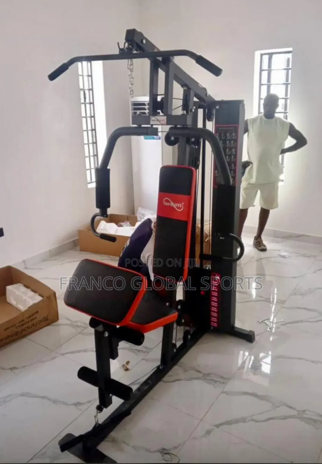 Single Multi-Station Fitness and Body Building Gym Machine