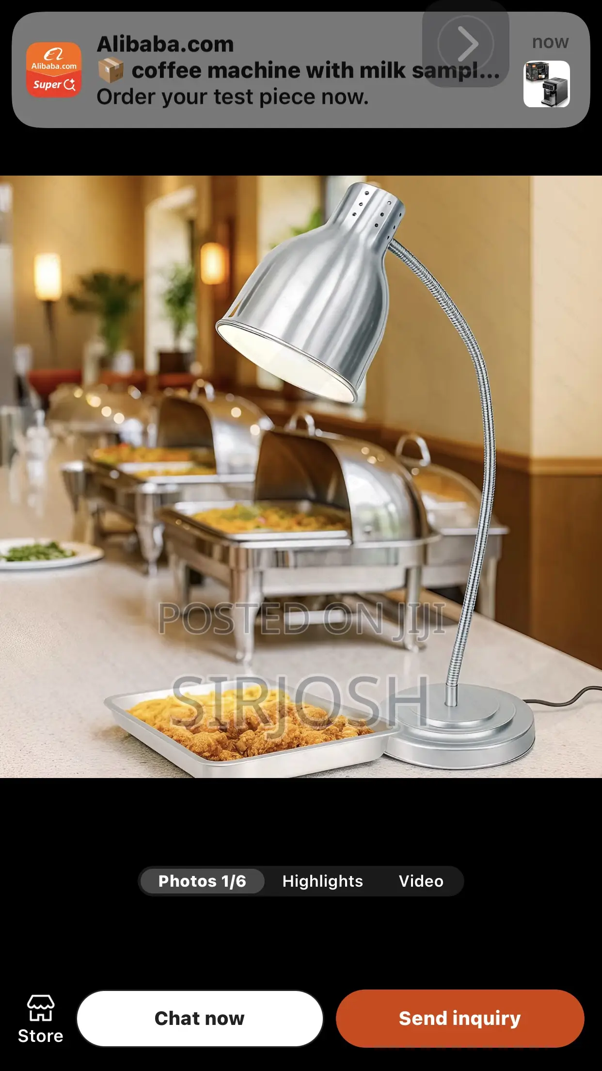 Stainless Steel Electric Food Warmer