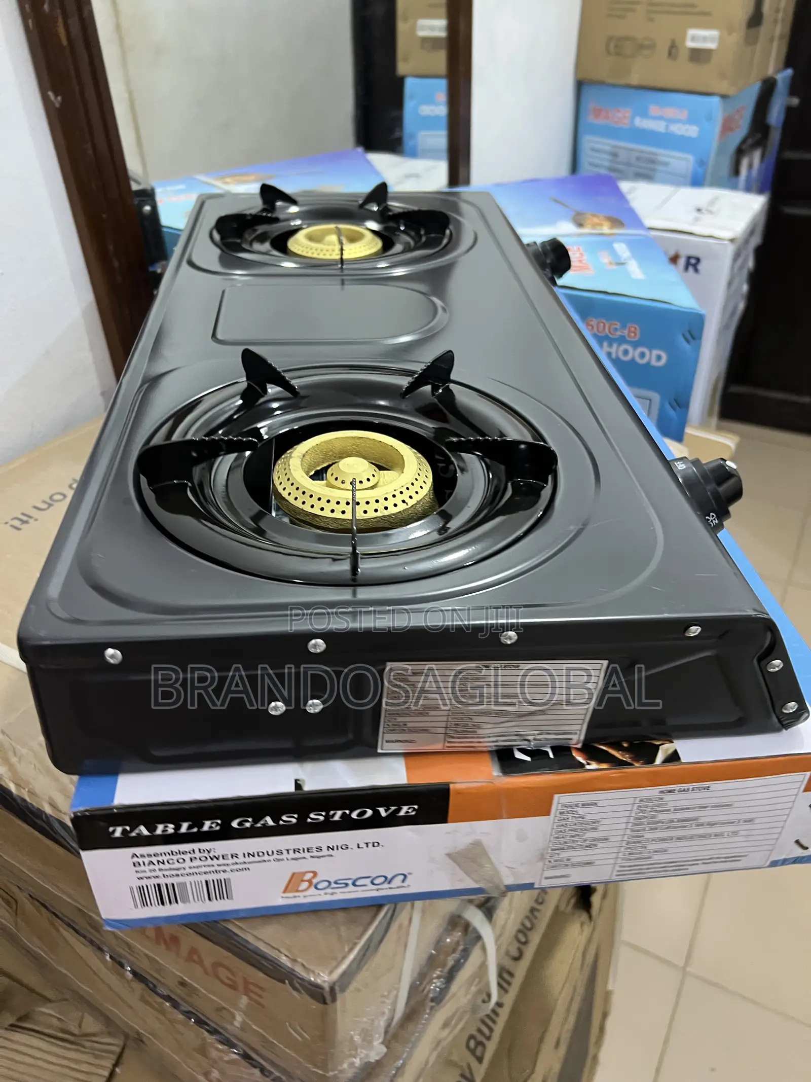 Boscon Bos-Gs011 Stainless Gas Cooker – Table Top Style