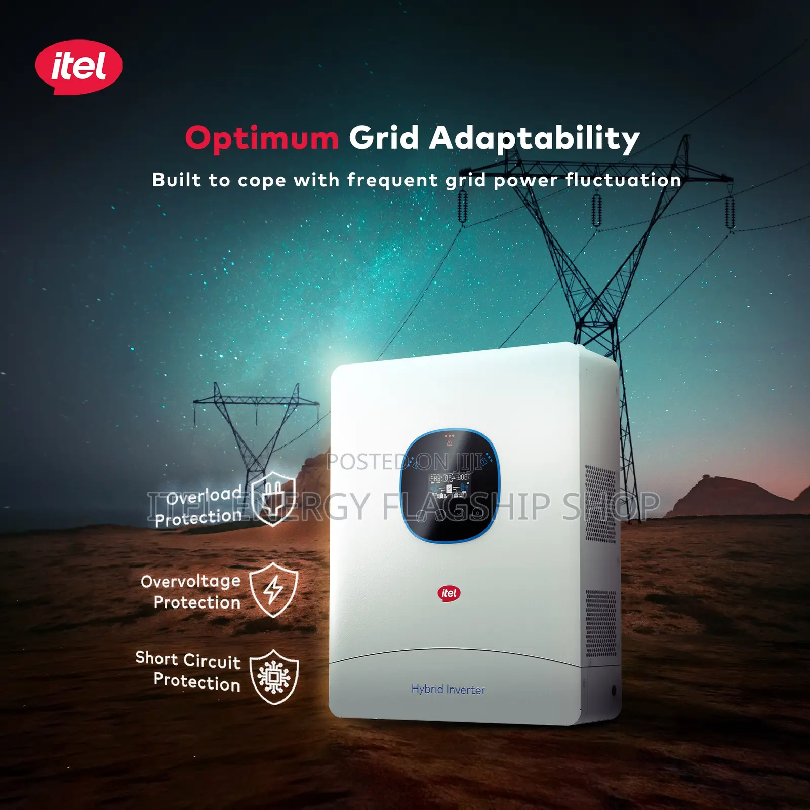 Itel Energy 6kw Hybrid Solar Inverter