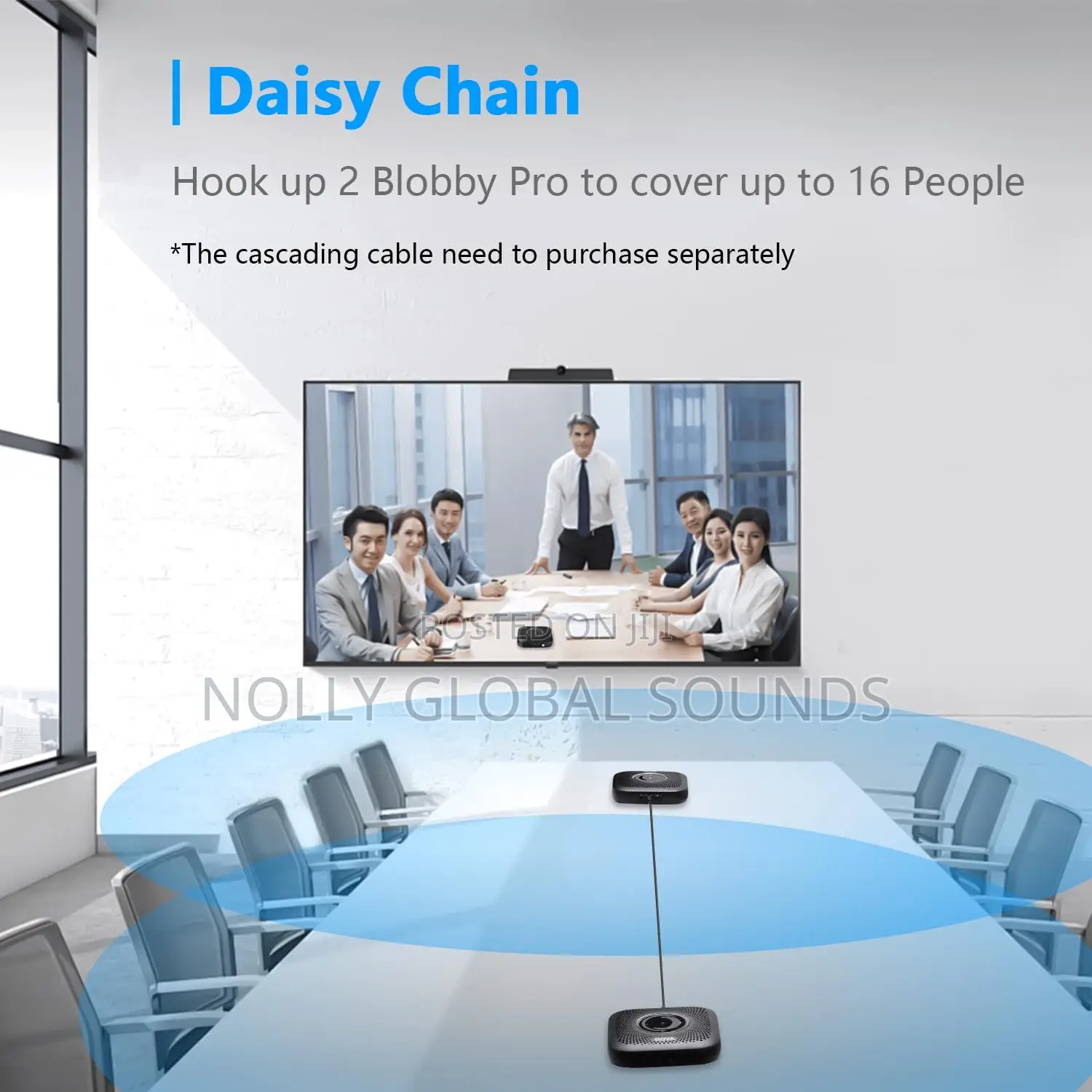 Boya Blobby Pro Bluetooth Conference Speakerphone, 360° Voice Pickup