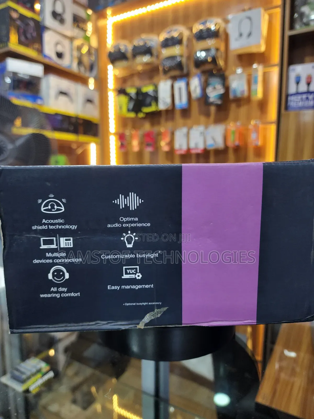 Yelling Wh62 Dual Teams Dect Wireless Headset
