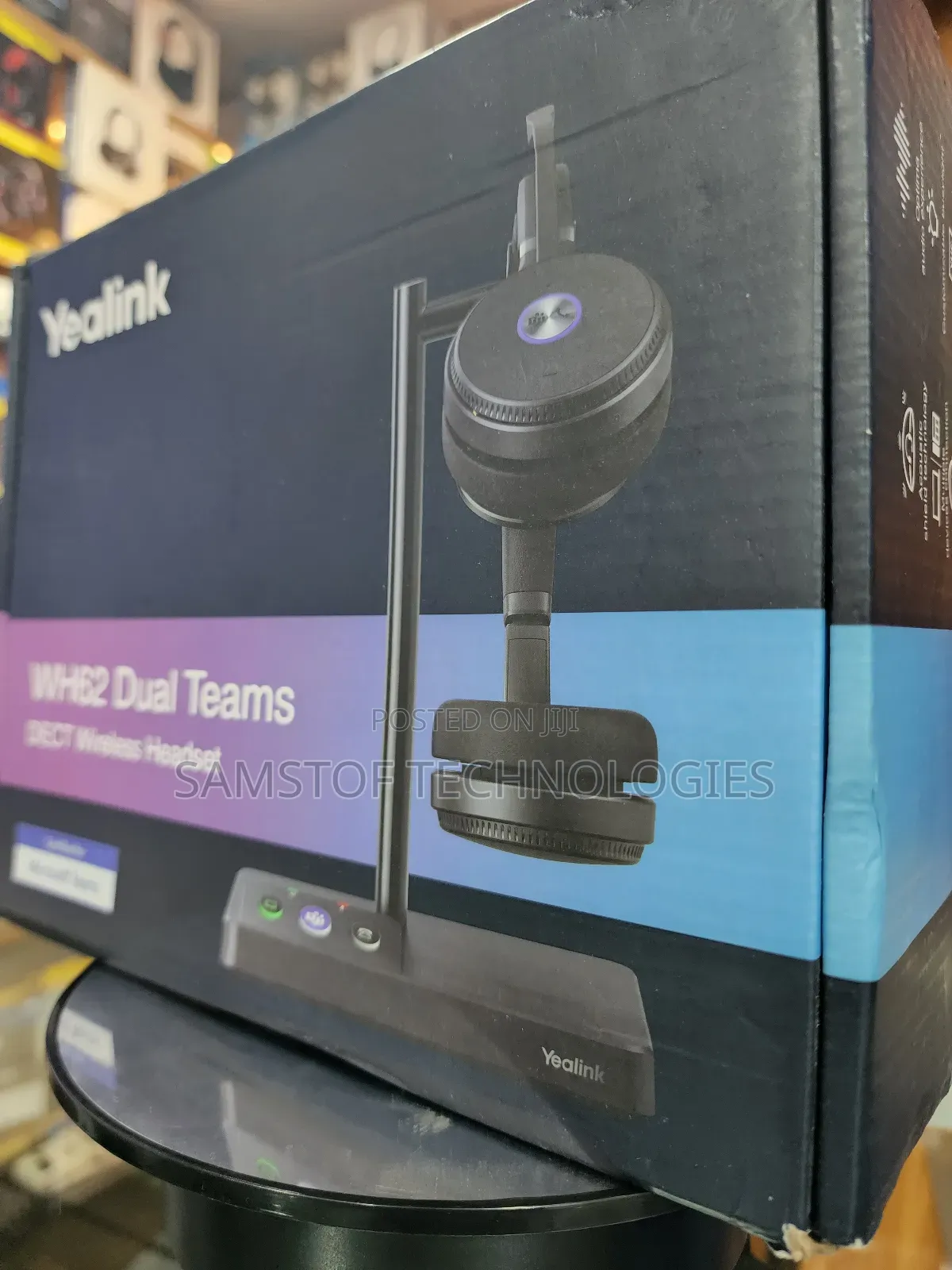 Yelling Wh62 Dual Teams Dect Wireless Headset