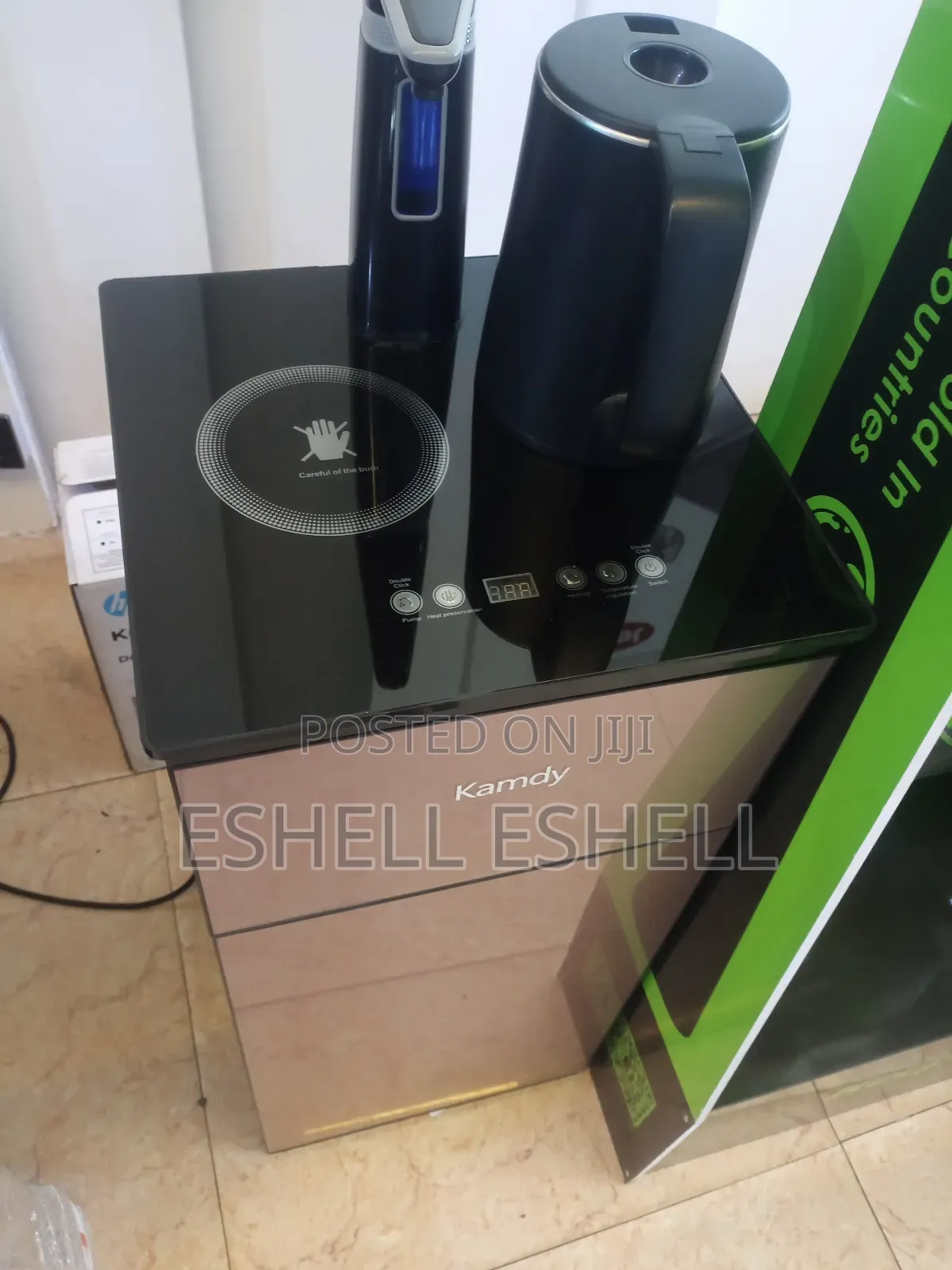 Smart Water Dispenser With Soft Touch Control and Hot Plate