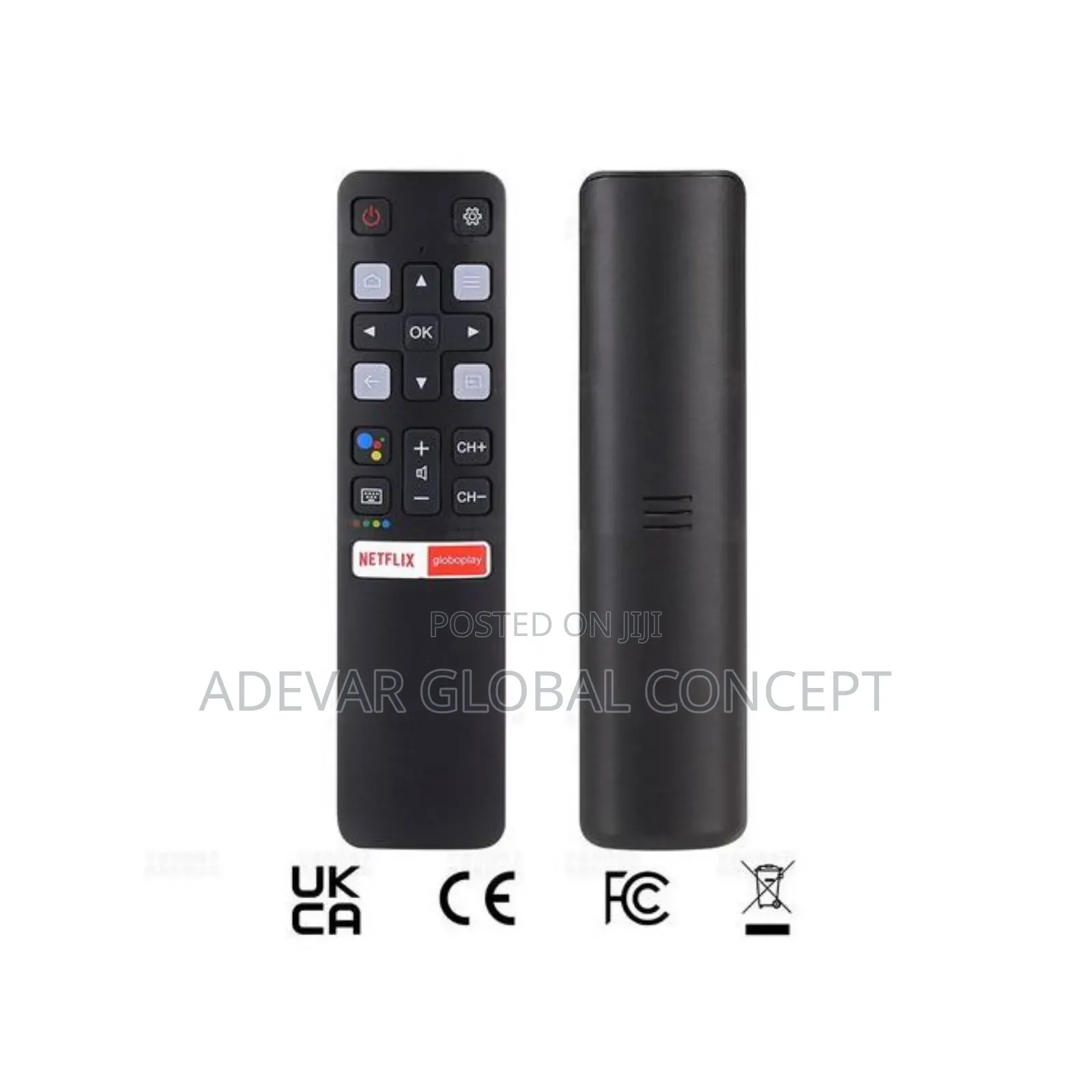 TCL Replacement Remote for Smart Tv Rc802v
