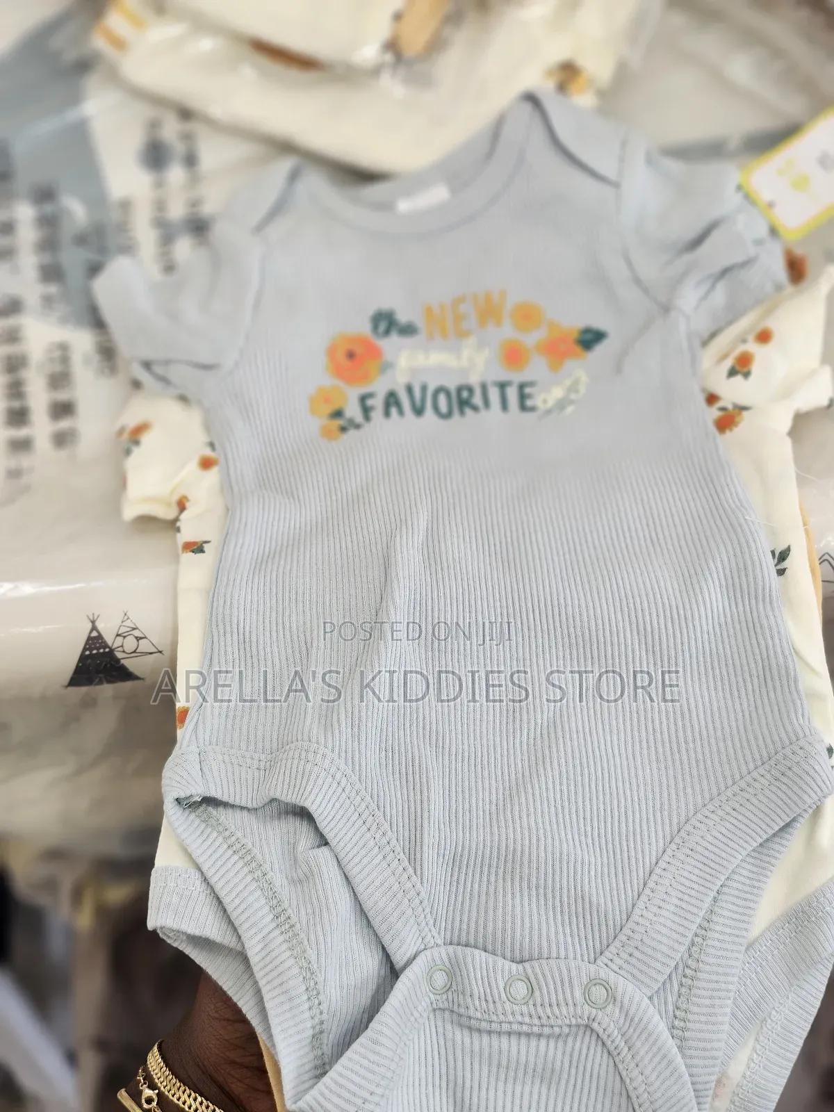 Bambimici Lion Print Babysuit 4-Piece Set