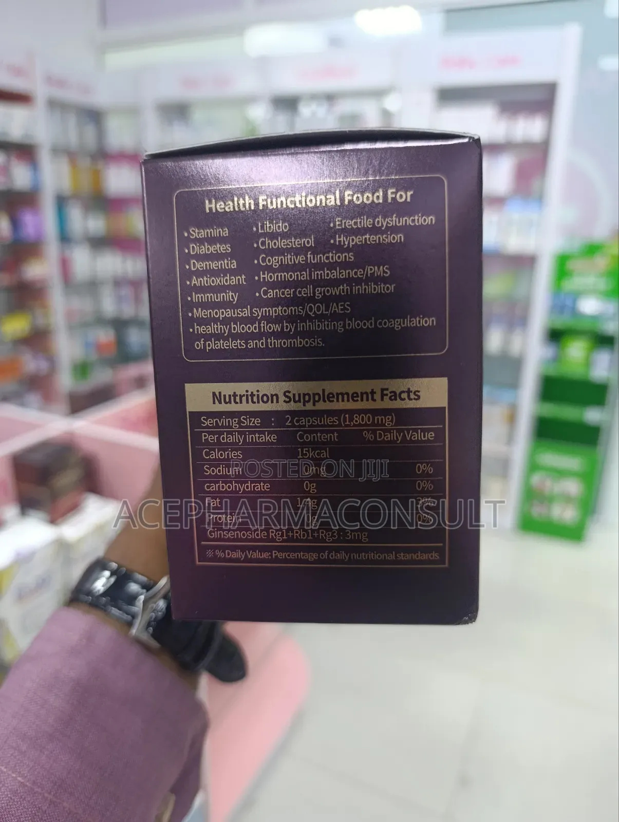 Korean Red Ginseng Extract Black Capsule X 120