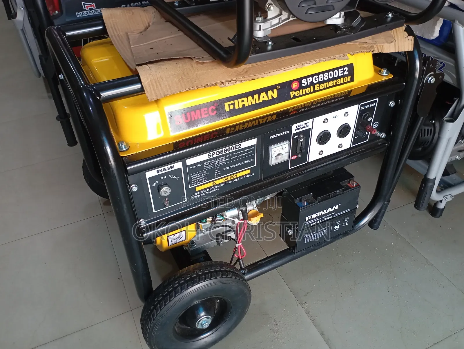 Sumce Firman Generator Spg8800e2