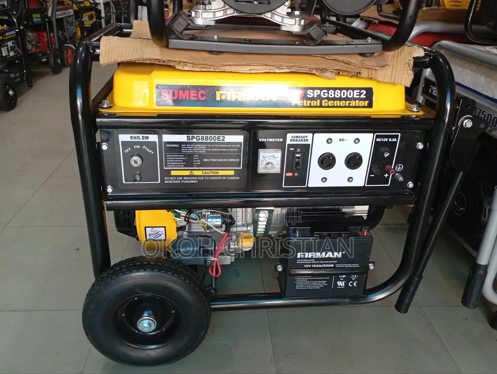 Sumce Firman Generator Spg8800e2