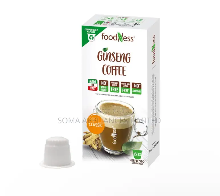 Ginseng Coffee - Foodness Nespresso Compatible Capsules