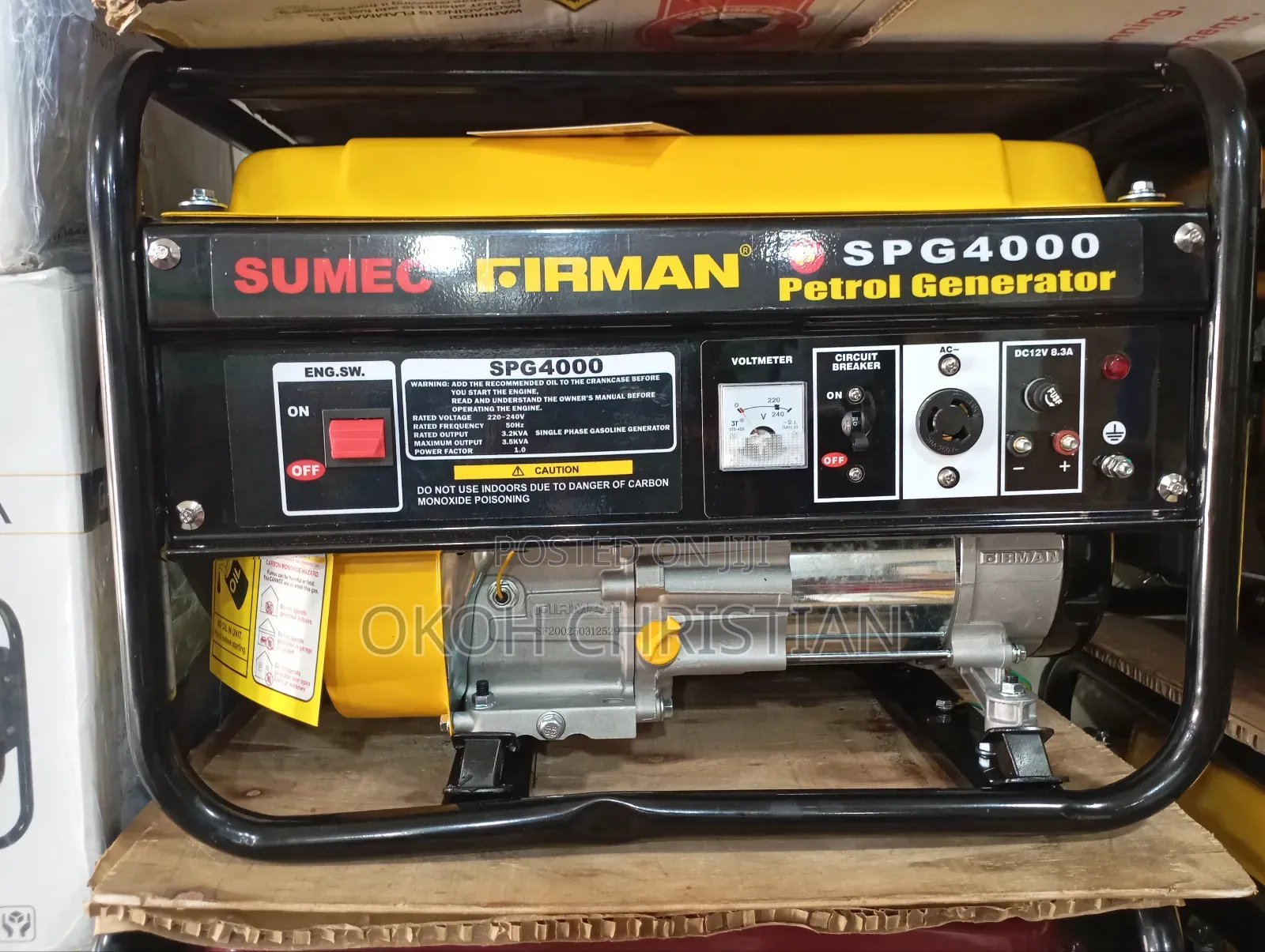 Sumce Firman Generator Spg4000