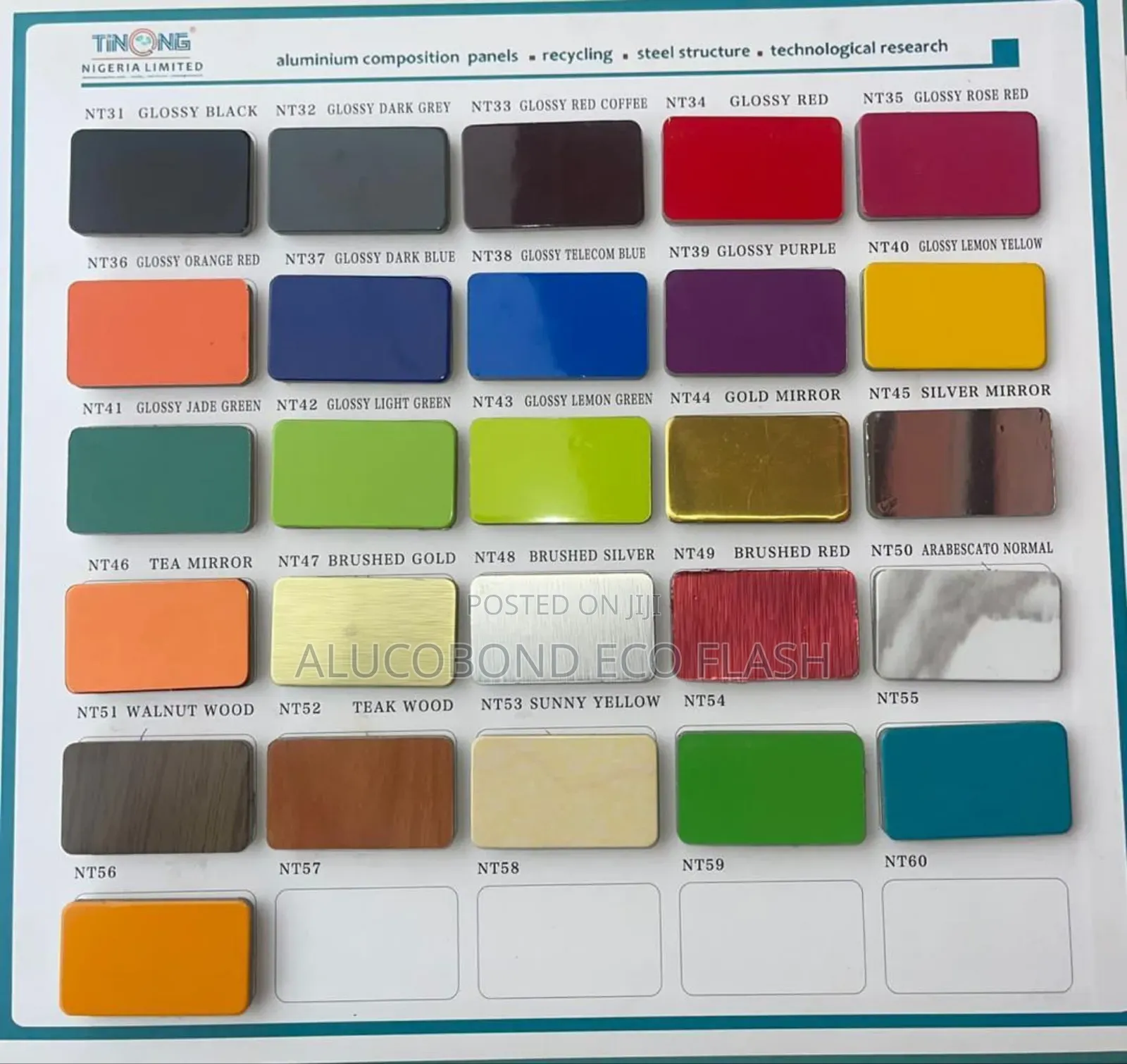 Gold Mirror/Silver Mirror Alucobond