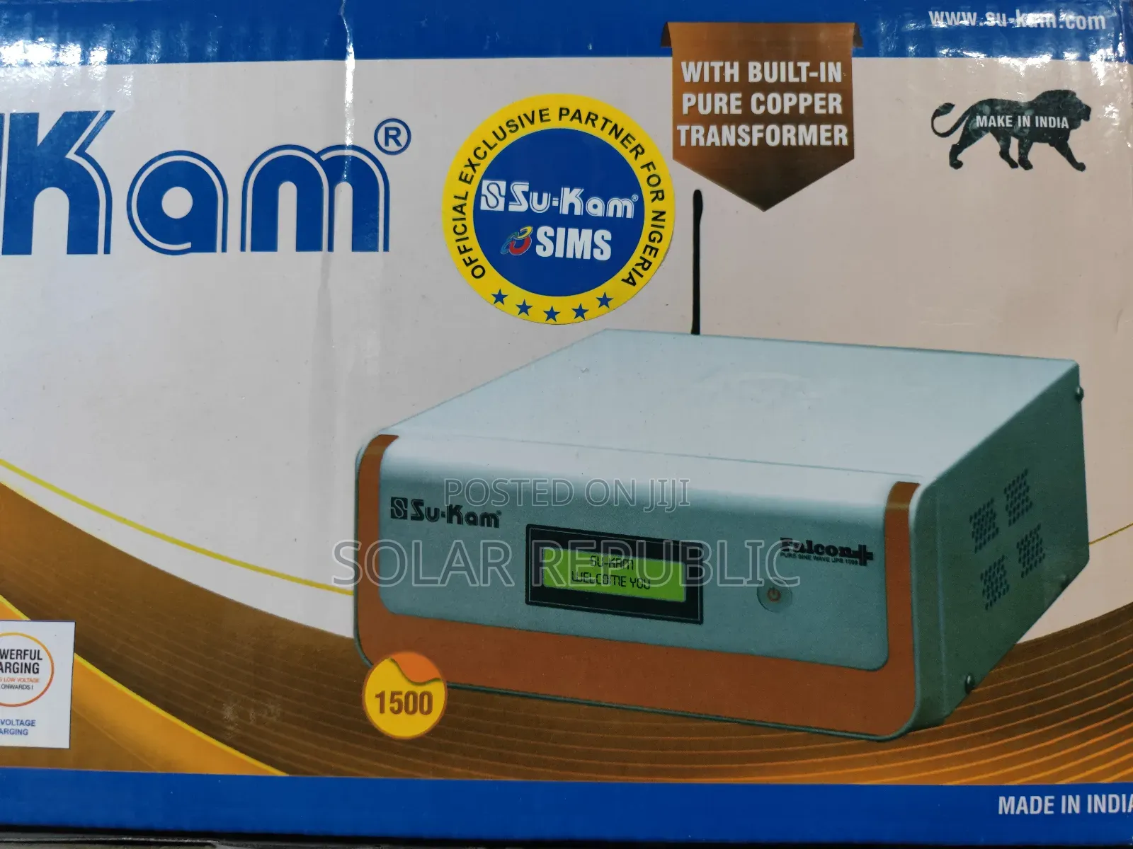 1.5kva 12v Sukam Inverter