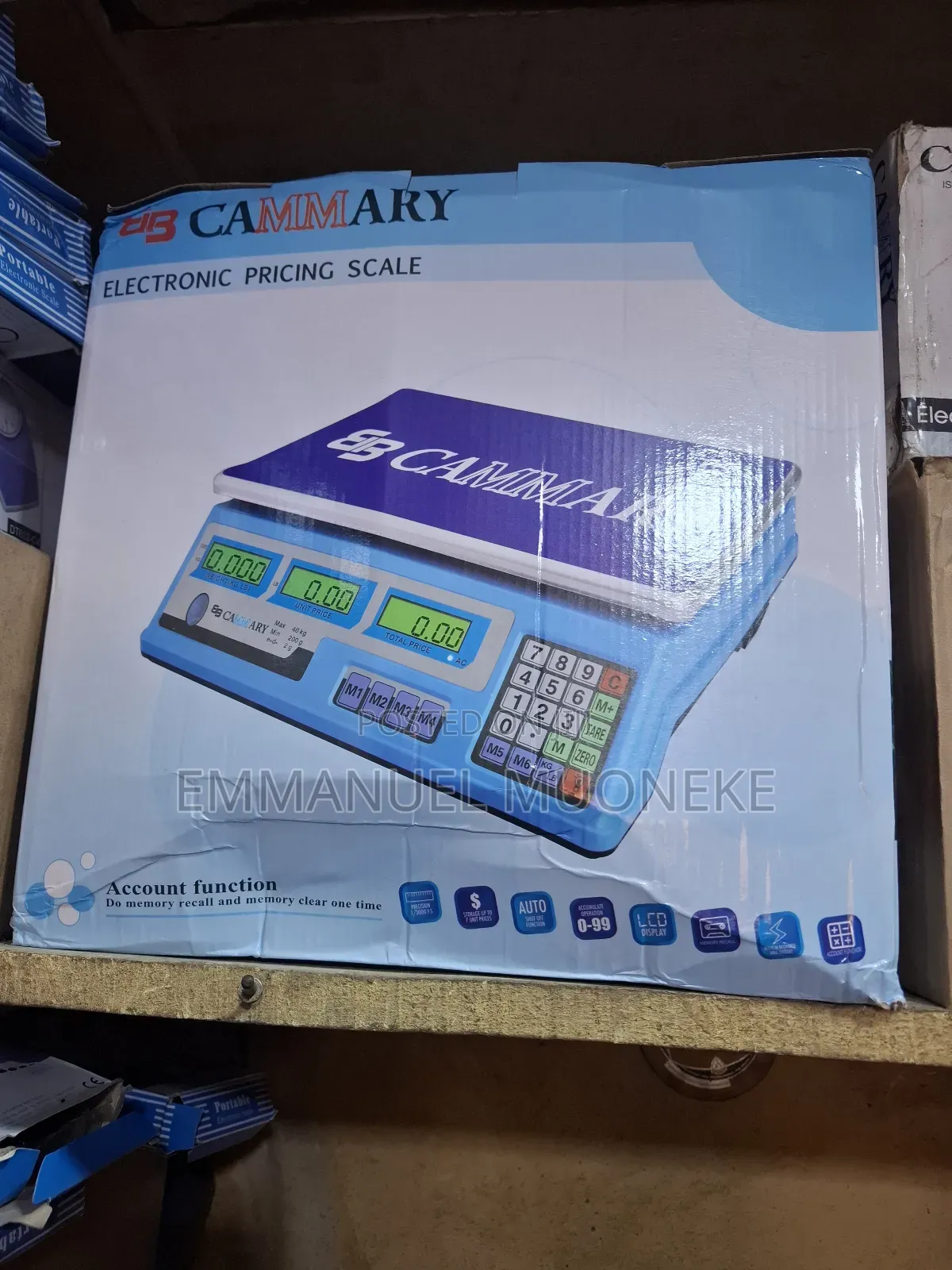 Original Electric Pricing Scale Camery
