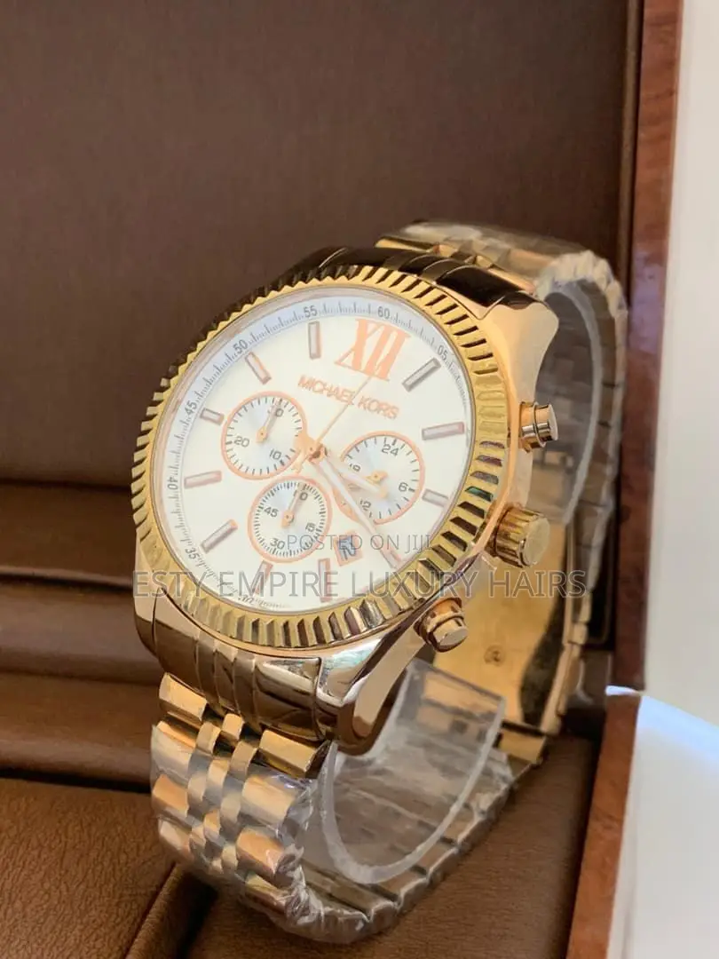 Michael Kors Chronograph Chain Wrist Watch 6