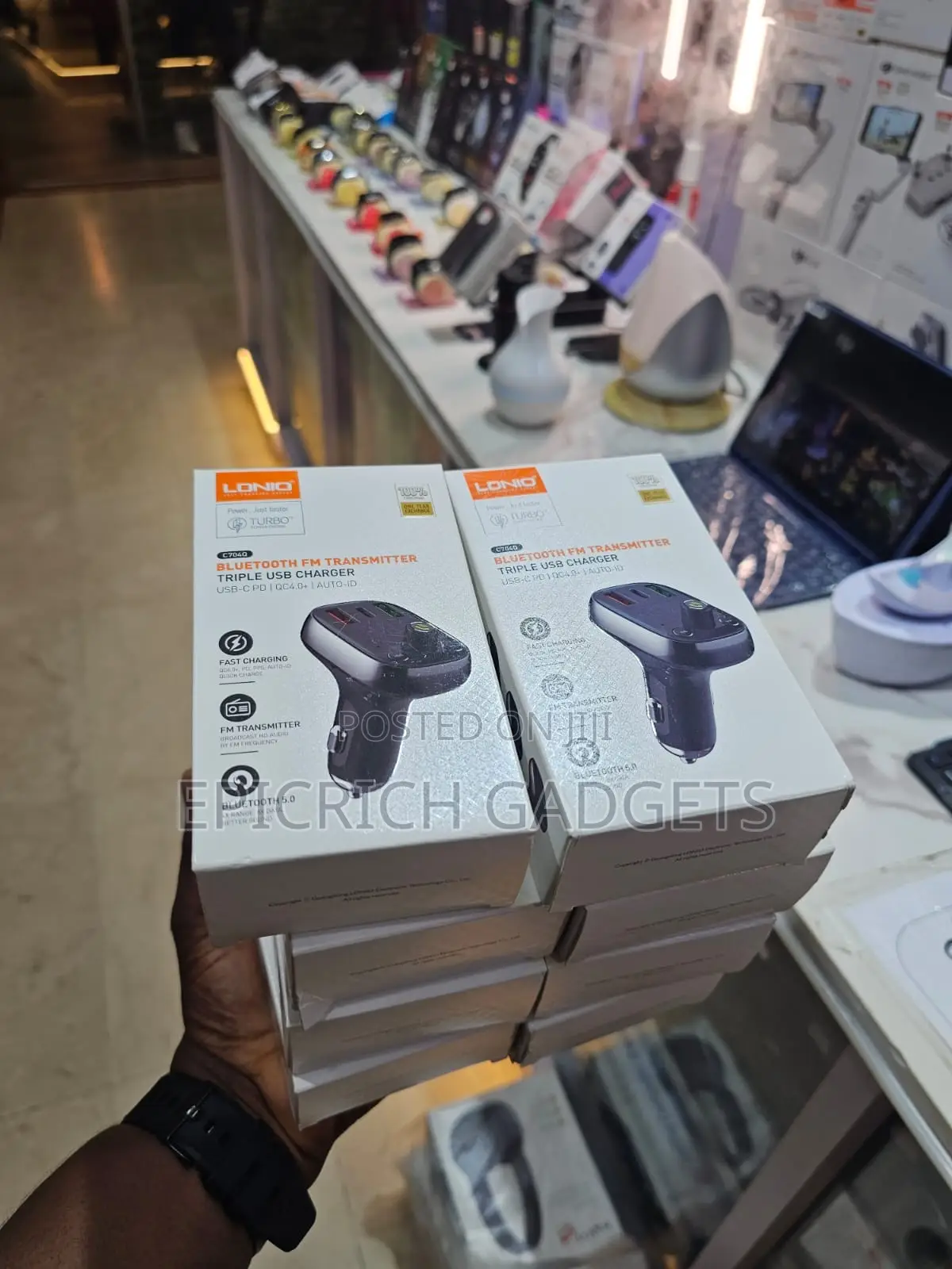 Ldnio Car Charge Bluetooth Fm Transmitter Mp3 Player
