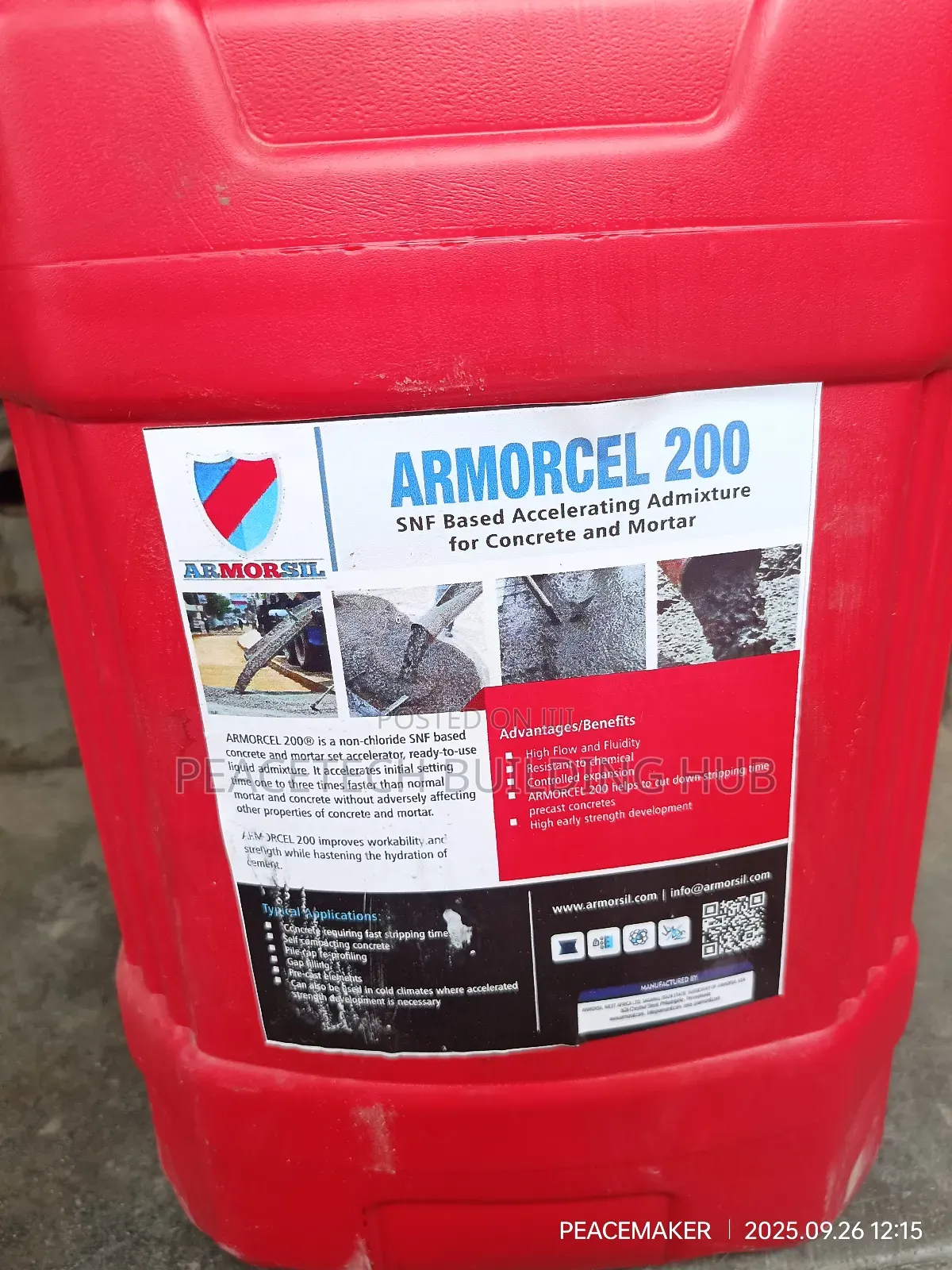 Armorcel 200 Concrete Hardener