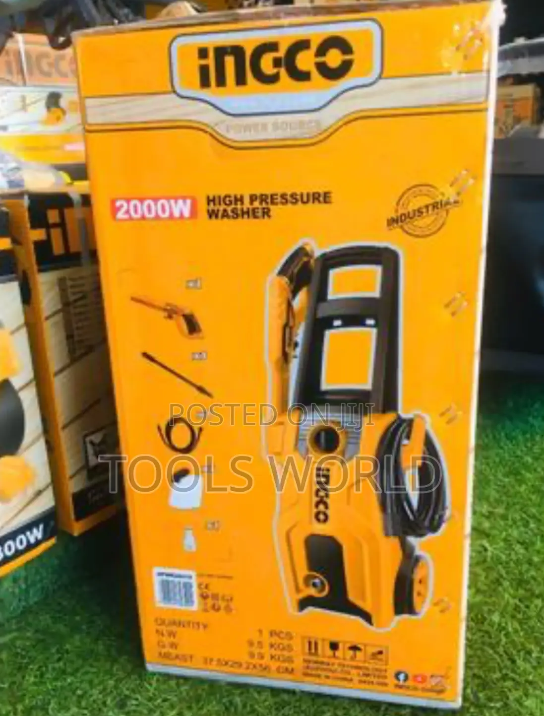 Ingco Hpwr20018 High Pressure Washer — 2000w, 160bar, Auto-Stop