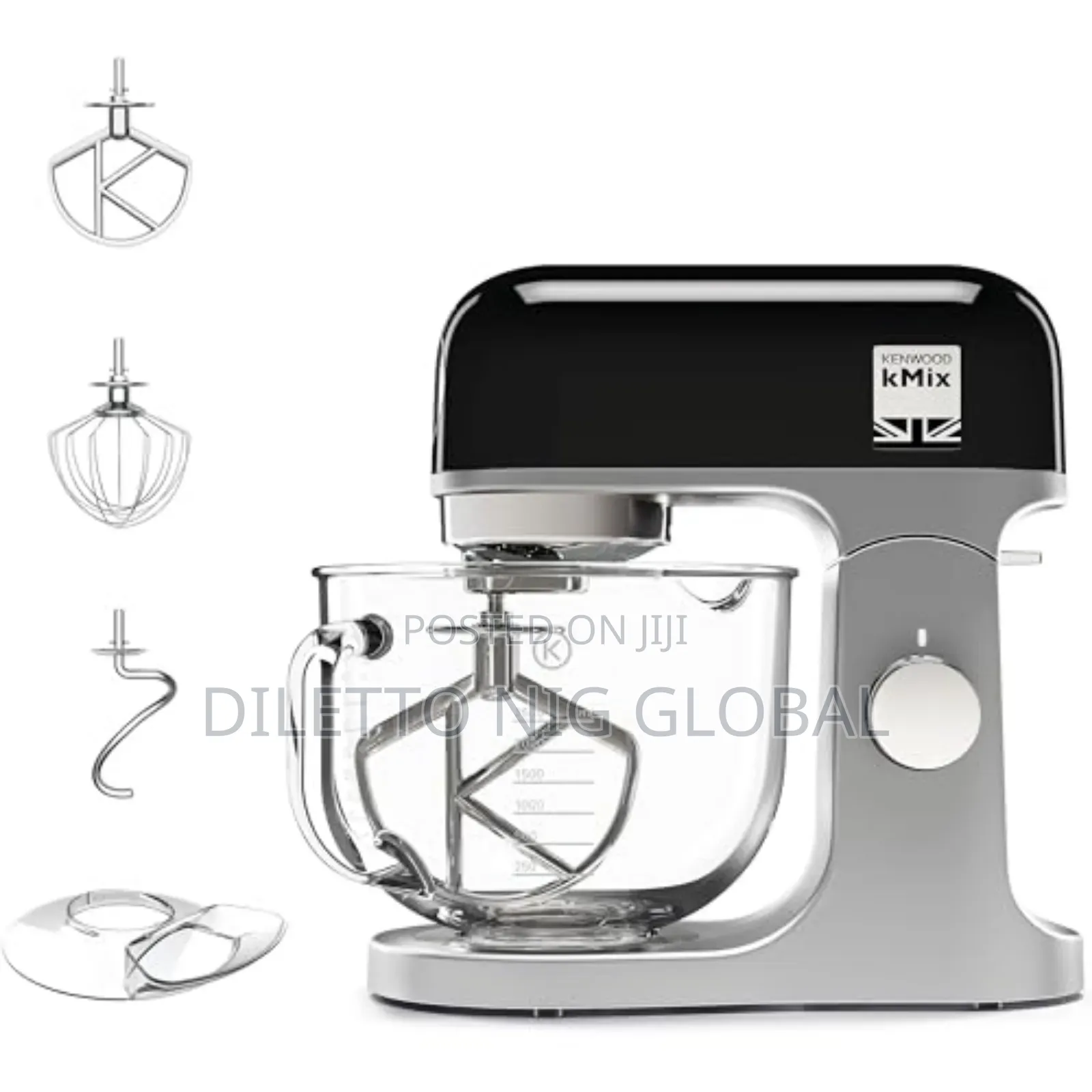 Kenwood Kmix Stand Mixer 1000w With Glass Bowl