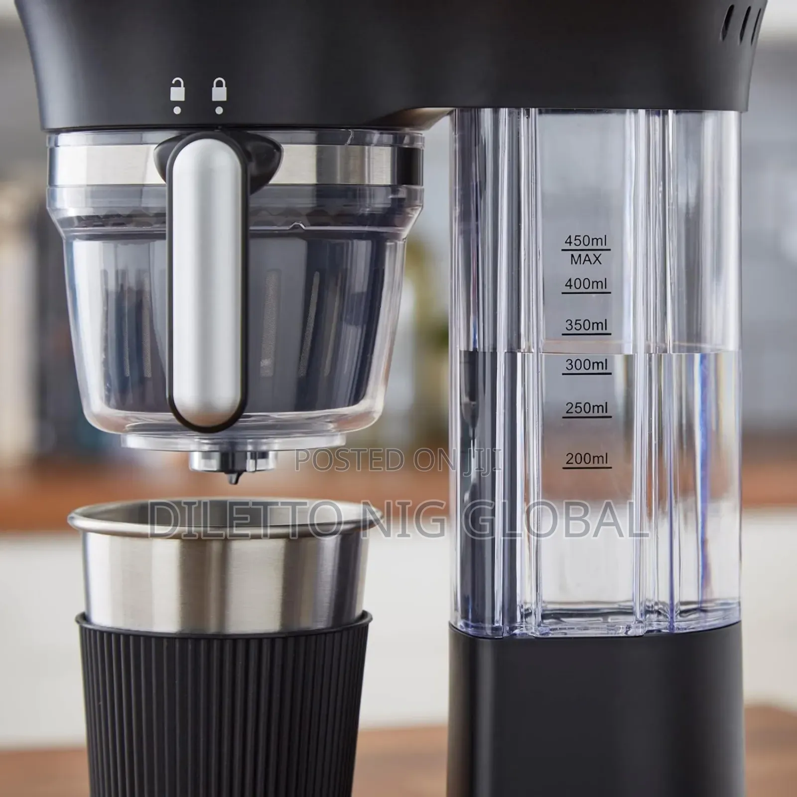 Swan Stainless Steel Bean to Cup Coffee Machine With Travel Mug