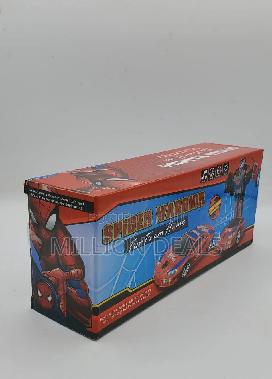 Spider Warrior Far From Home Transformer Car Toy