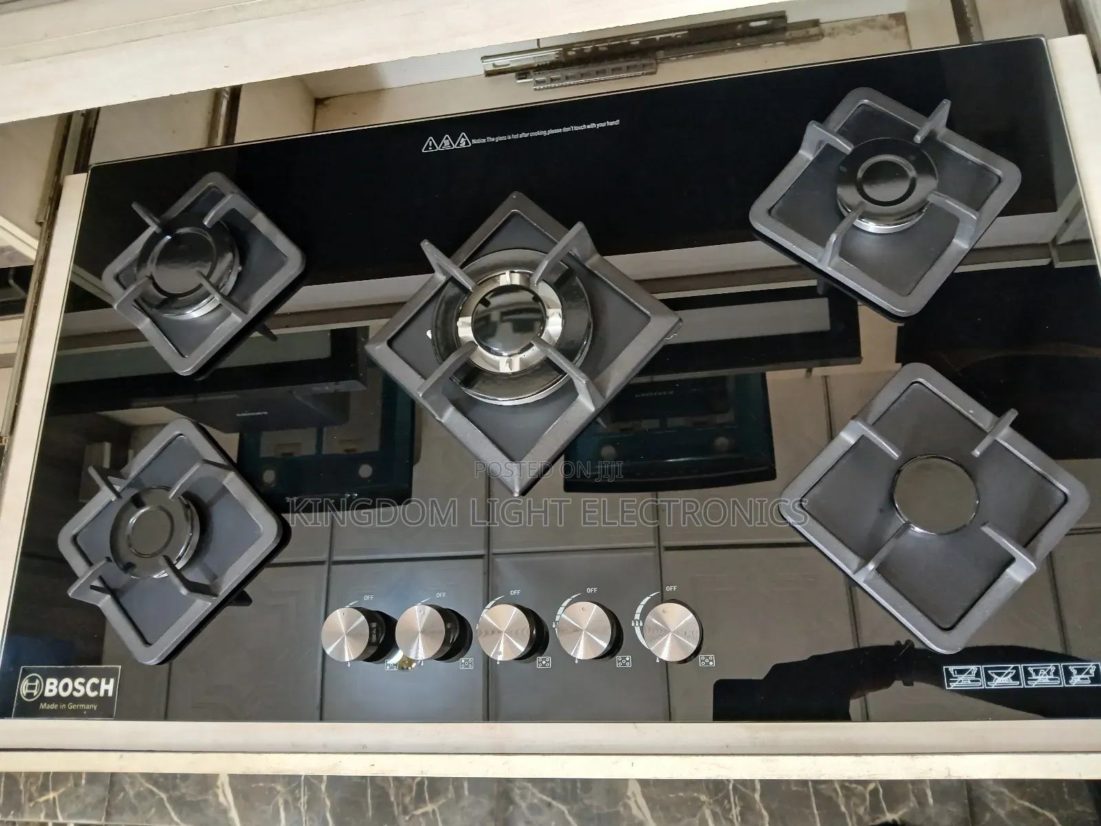Bosch Inbuilt Gas Cooker 5 Burners Series 100% Copper