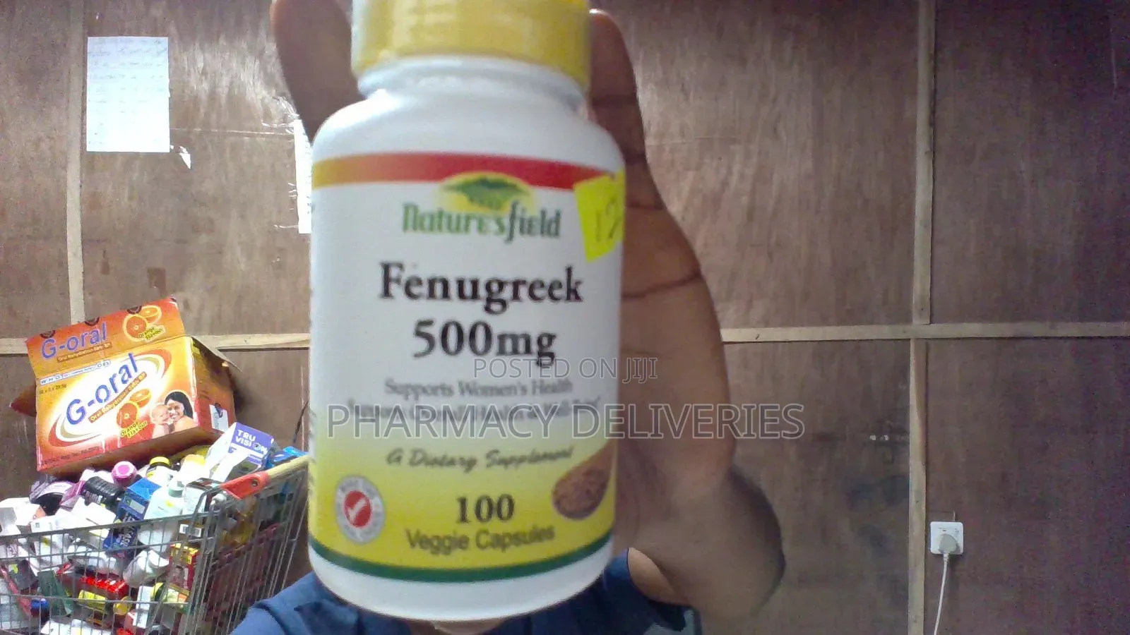 Nature’S Field Fenugreek 500mg – 100 Veggie Capsules