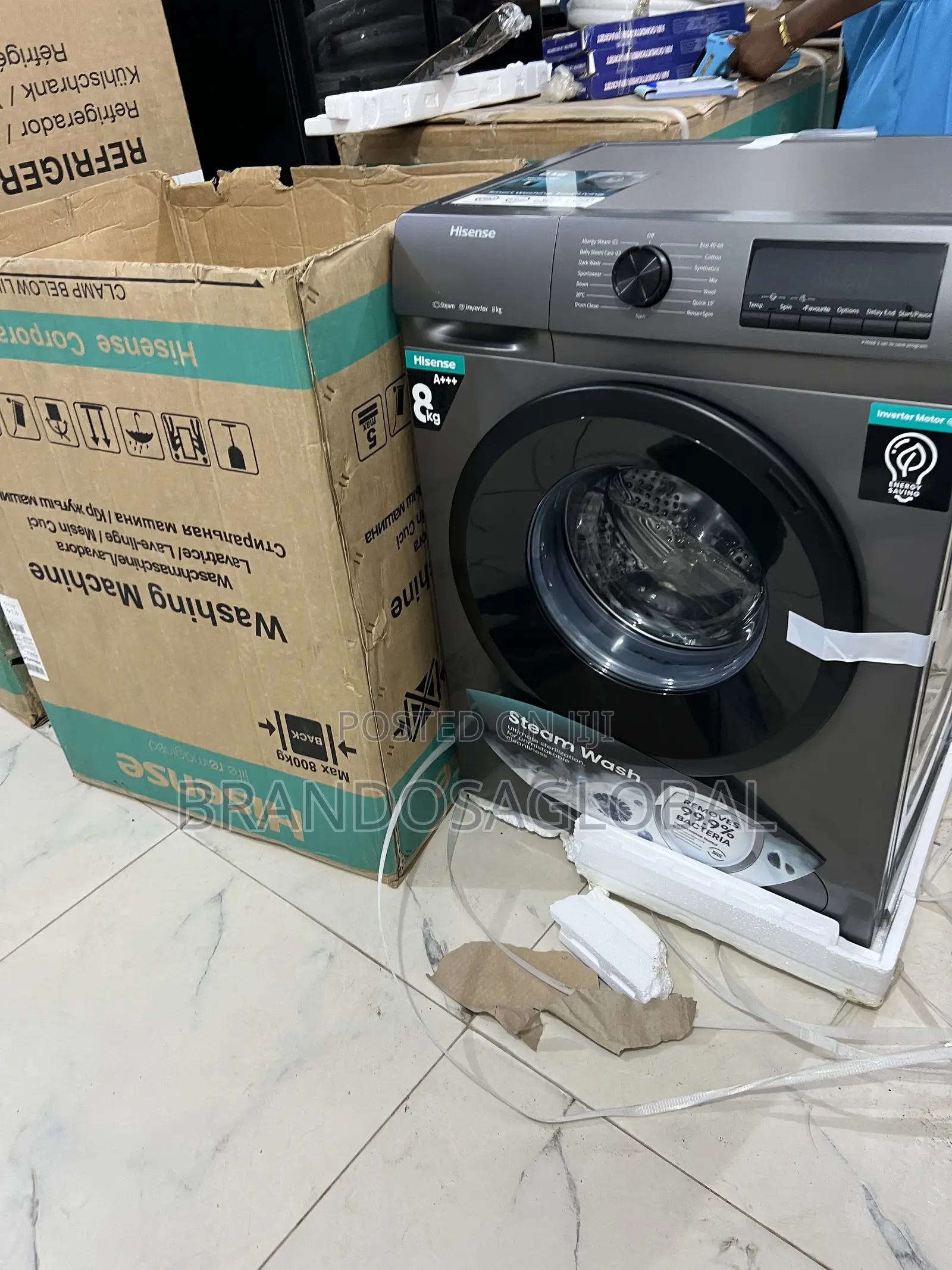Hisense Front Load 8kg Washer – Perfect Balance of Power Care
