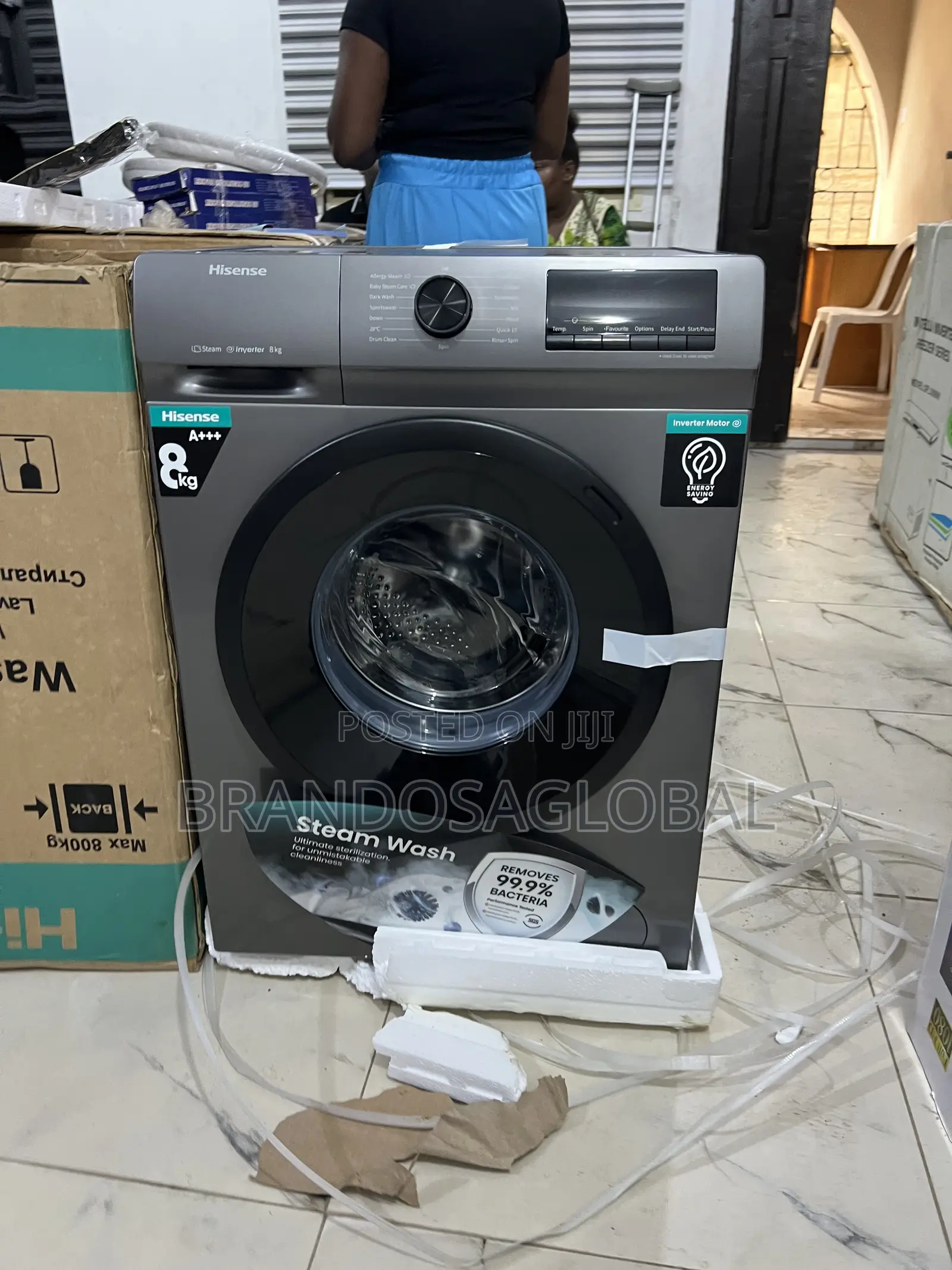 Hisense Wfqp8014t – Front Load Inverter Washer for Family Laundry
