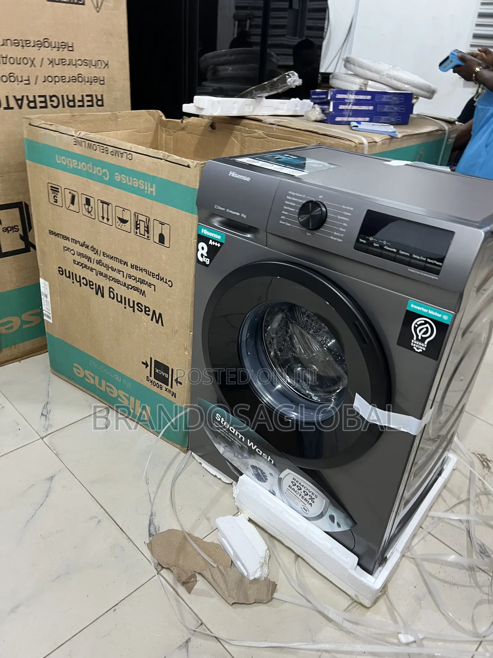 Hisense Wfqp8014t 8kg Washer – Silent Spin Deep Cleaning