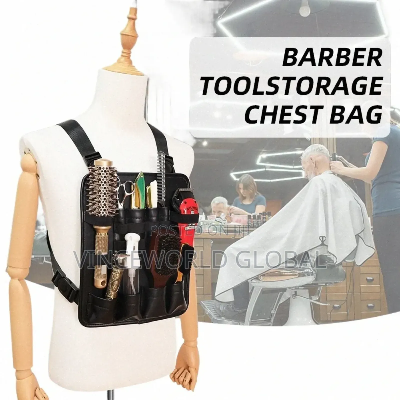 Barber Tools Storage Chest Bag